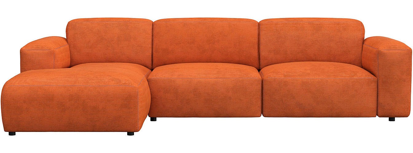 Ecksofa »Lucera Chaislongue + 2,5 Sitzer«, modern & anschmiegsam, Kaltschaum,...