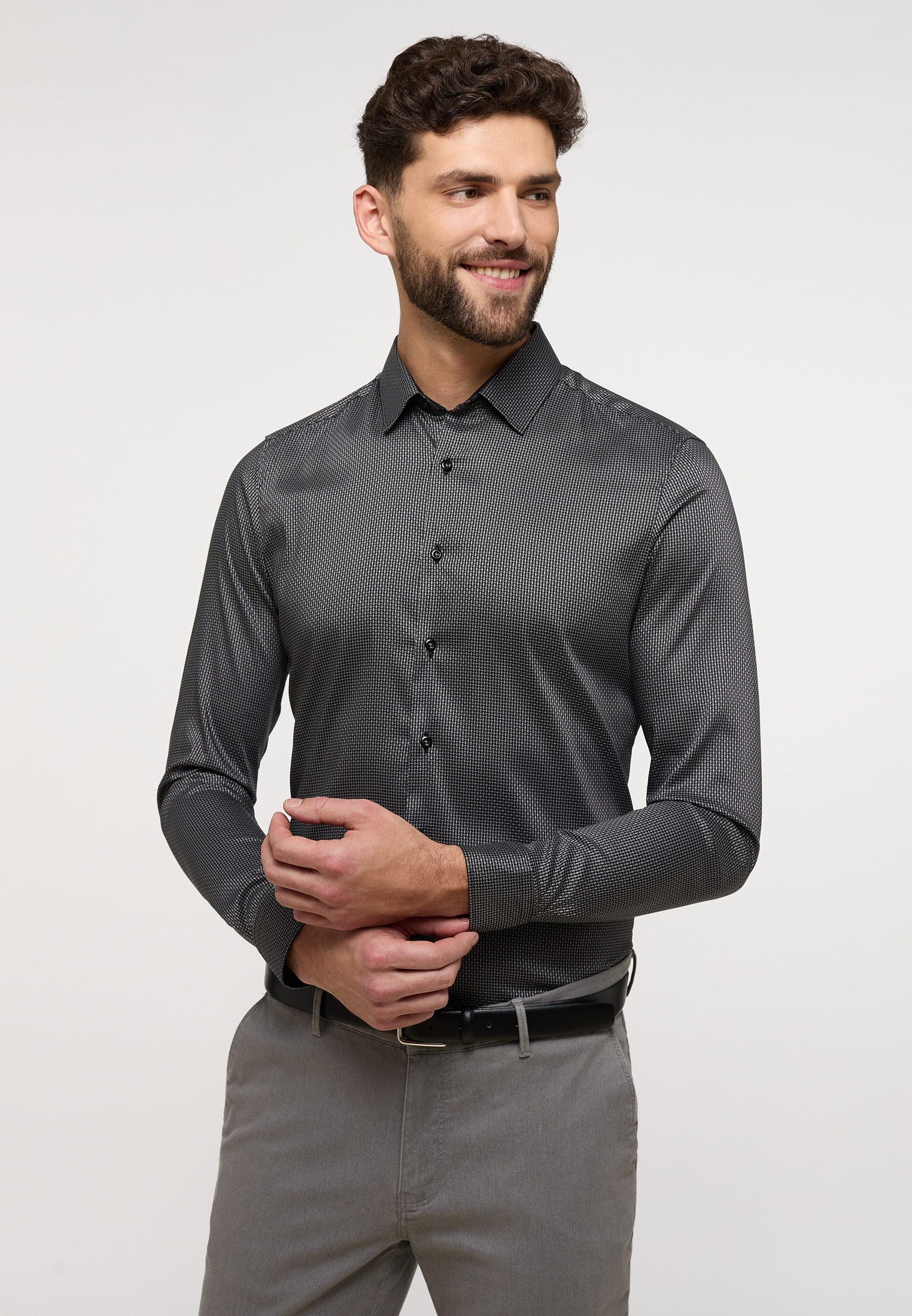 Eterna Langarmhemd »SUPER SLIM«