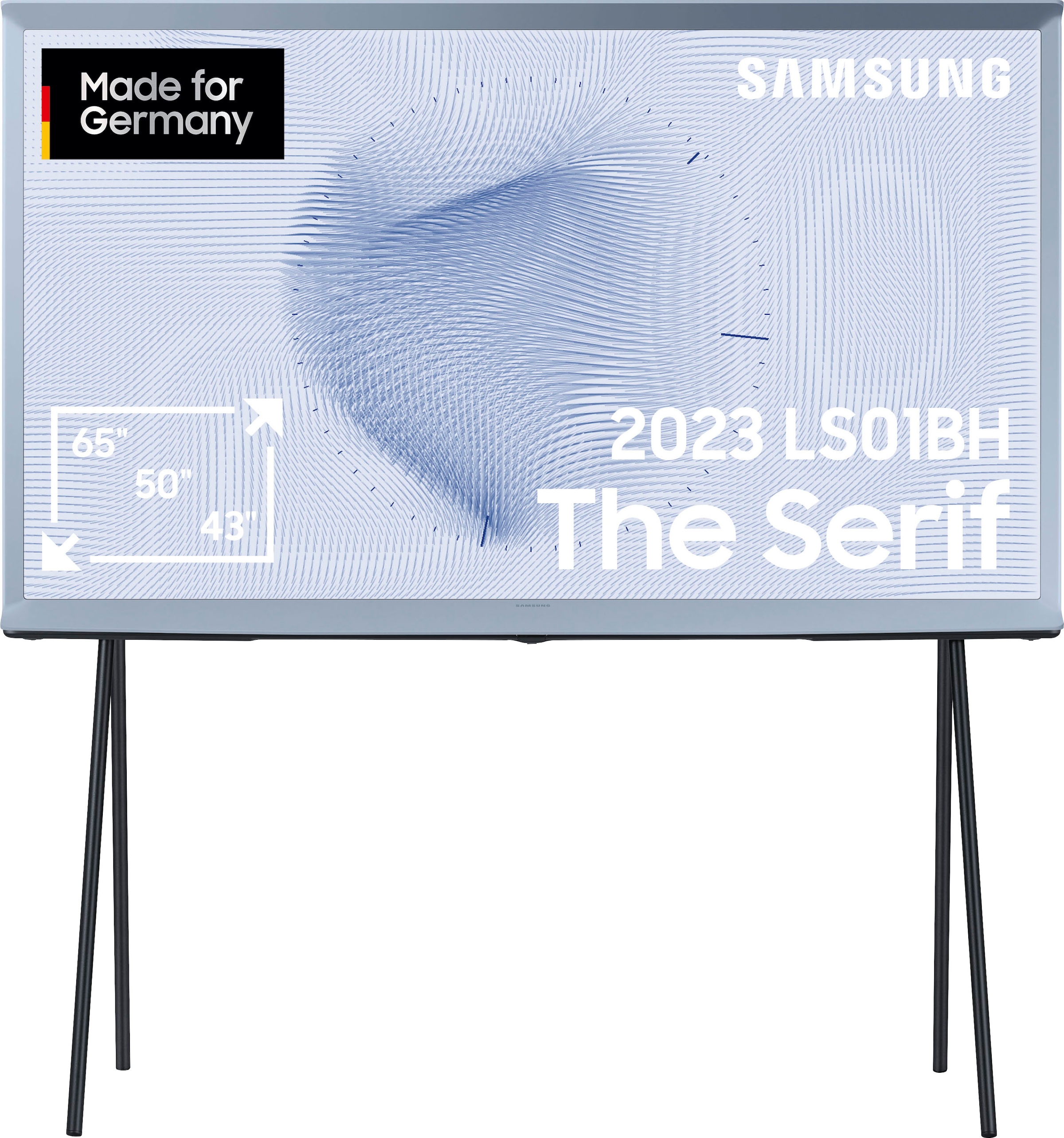 Samsung LED-Fernseher, 138 cm/55 Zoll, Smart-TV-Google TV, ikonisches Design, mattes Display, abnehmbare Standfüße