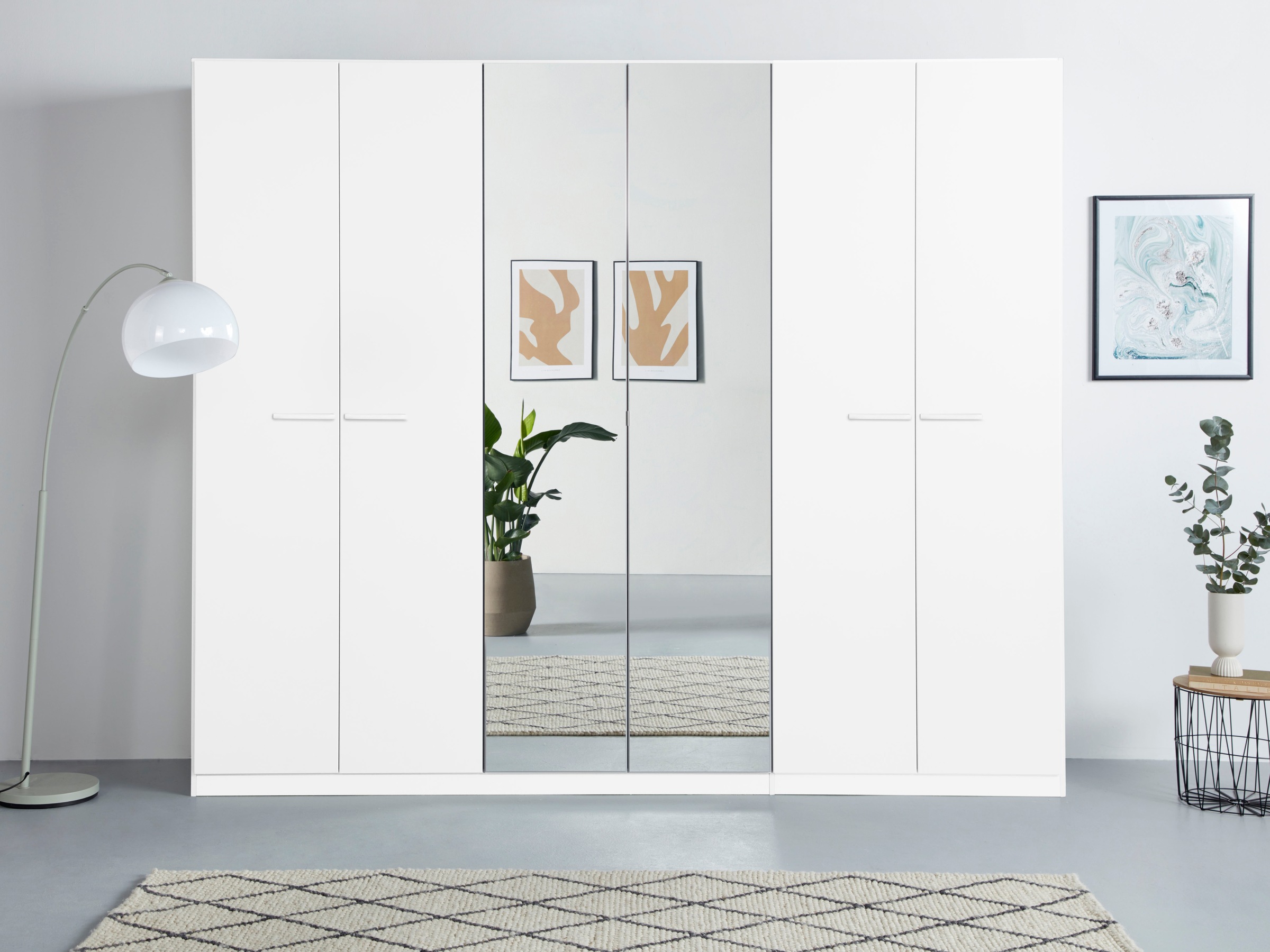 rauch Drehtürenschrank »Kleiderschrank Schrank Garderobe TOPSELLER OTELI inkl. Inneneinteilung«, mit 3 Innenschubladen extra Böden optional mit Spiegel MADE IN GERMANY