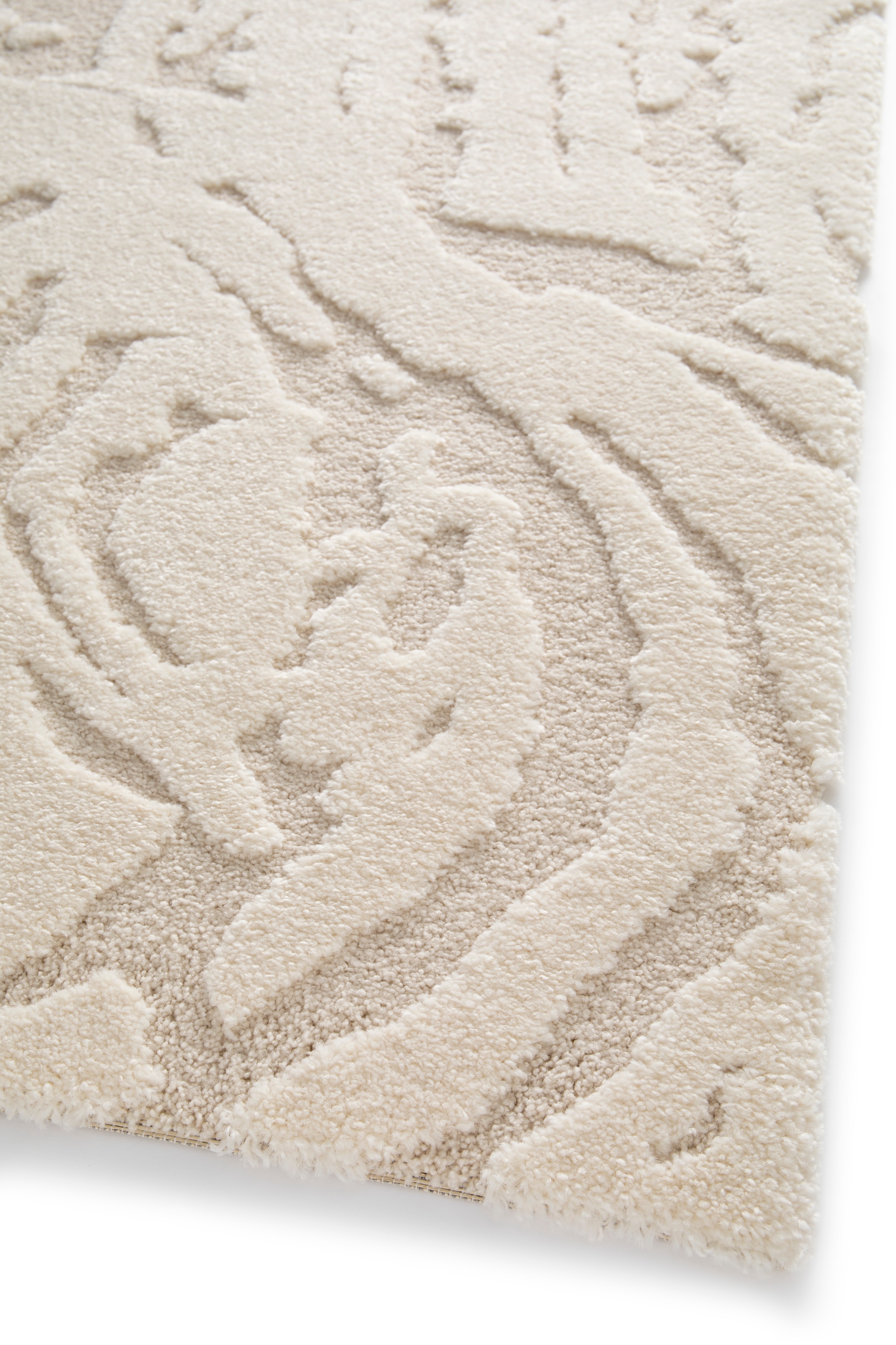 Primaflor-Ideen in Textil Teppich »COSMO Waves, Made in Belgium« rechteckig 14 mm Höhe modernes Design, Hoch-Tief Effekt, weicher Flor