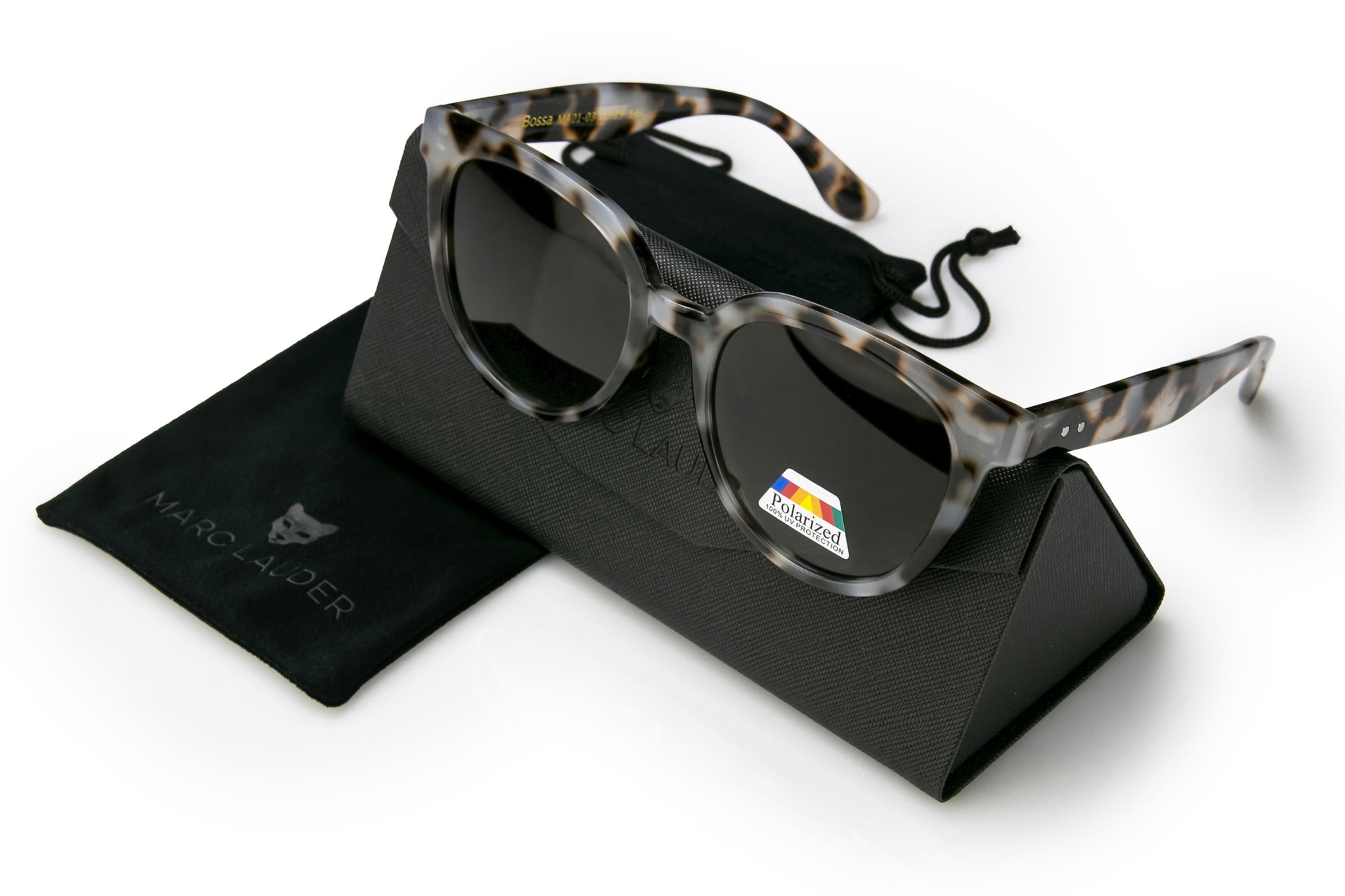 MARC LAUDER Sonnenbrille »MA01-03« 3: dunkles Glas, starke Sonneneinstrahlung
