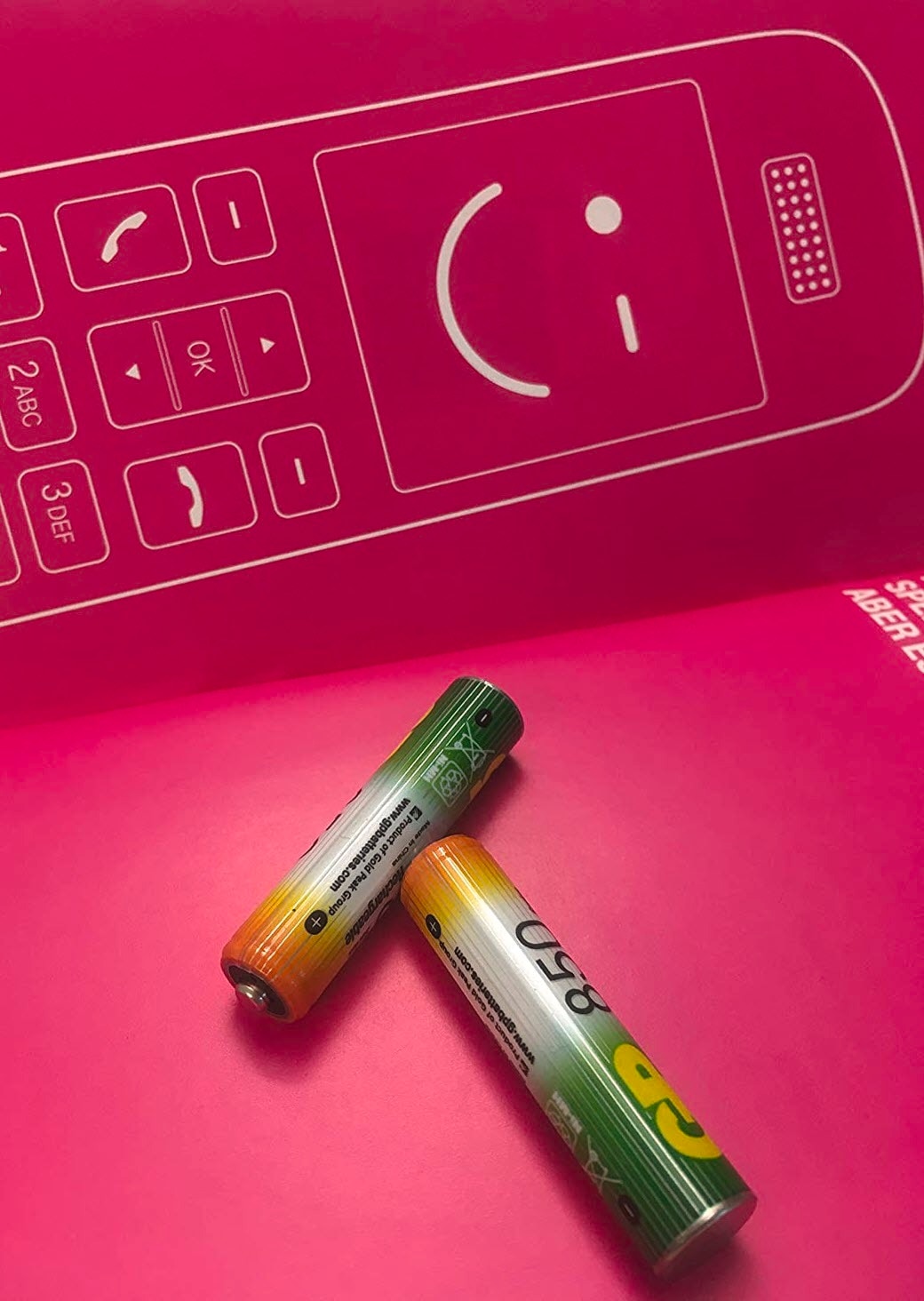 Telekom Akkupacks »Akkupack 2x AAA (1,2V) 850mAh wiederaufladbar für schnurlos Telefone«, 850 mAh, Festnetztelefon DECT Panasonic Gigaset Telekom Sinus Speedphone