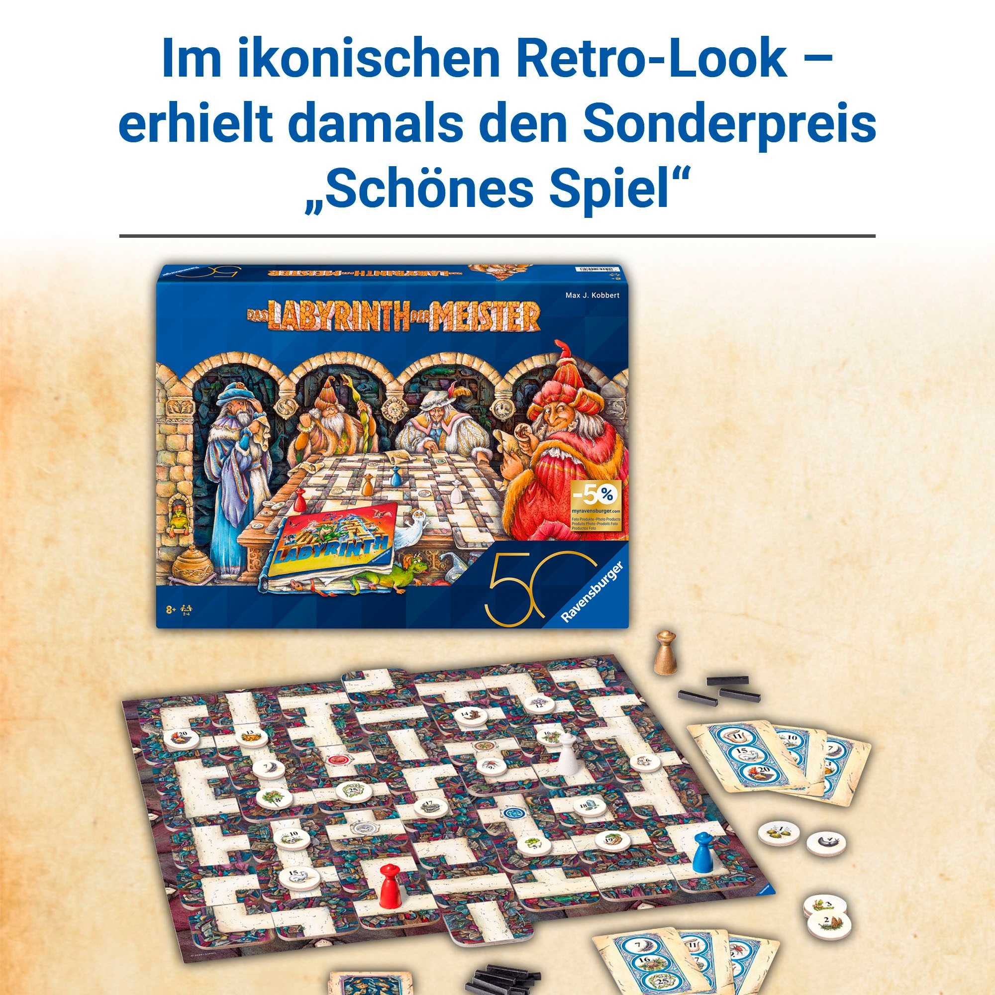 Ravensburger Spiel »Labyrinth der Meister«, Made in Europe