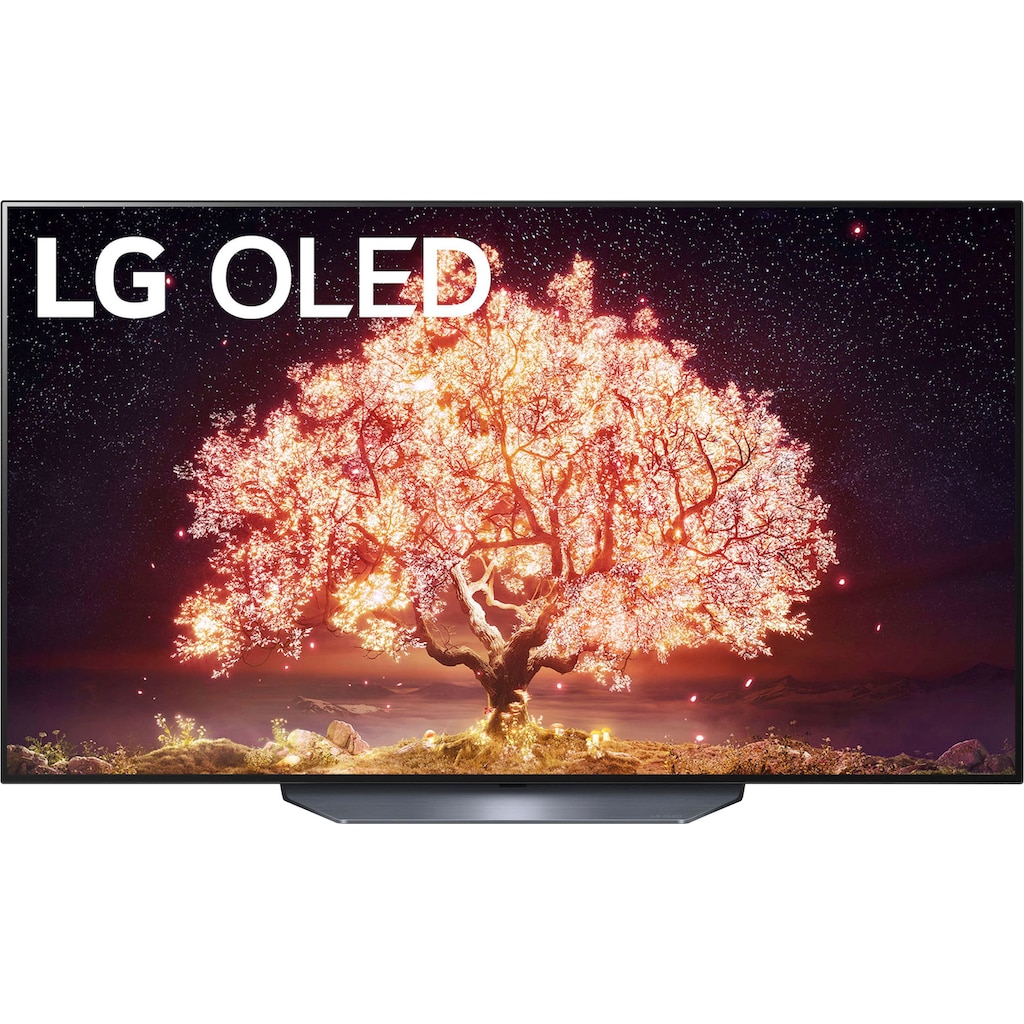 LG OLED-Fernseher »OLED55B19LA«, 139 cm/55 Zoll, 4K Ultra HD, Smart-TV, (bis zu 120Hz)-α7 Gen4 4K AI-Prozessor-Twin Triple Tuner-Sprachassistenten-HDMI 2.1