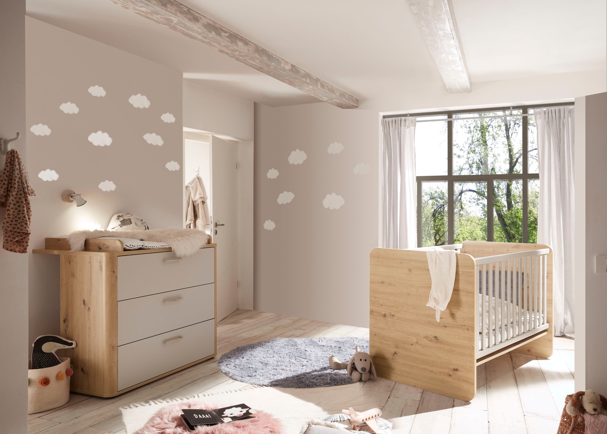 Mäusbacher Babymöbel-Set »Lilly«, (2 tlg., Wiko/Bett)