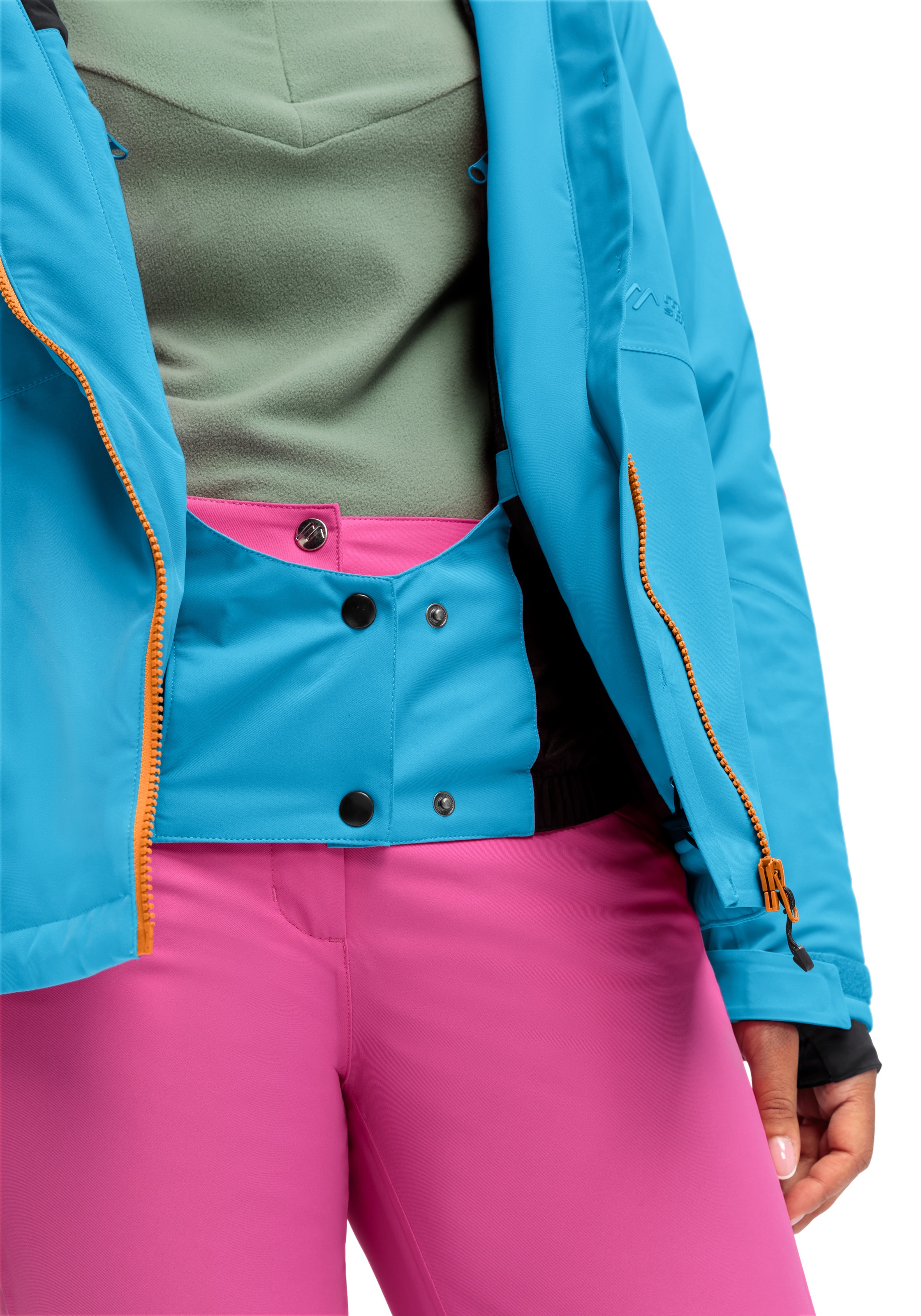 Maier Sports Skijacke »Straja«, Damen Winterjacke, wind/wasserdicht, 3 RV-Taschen und Kapuze