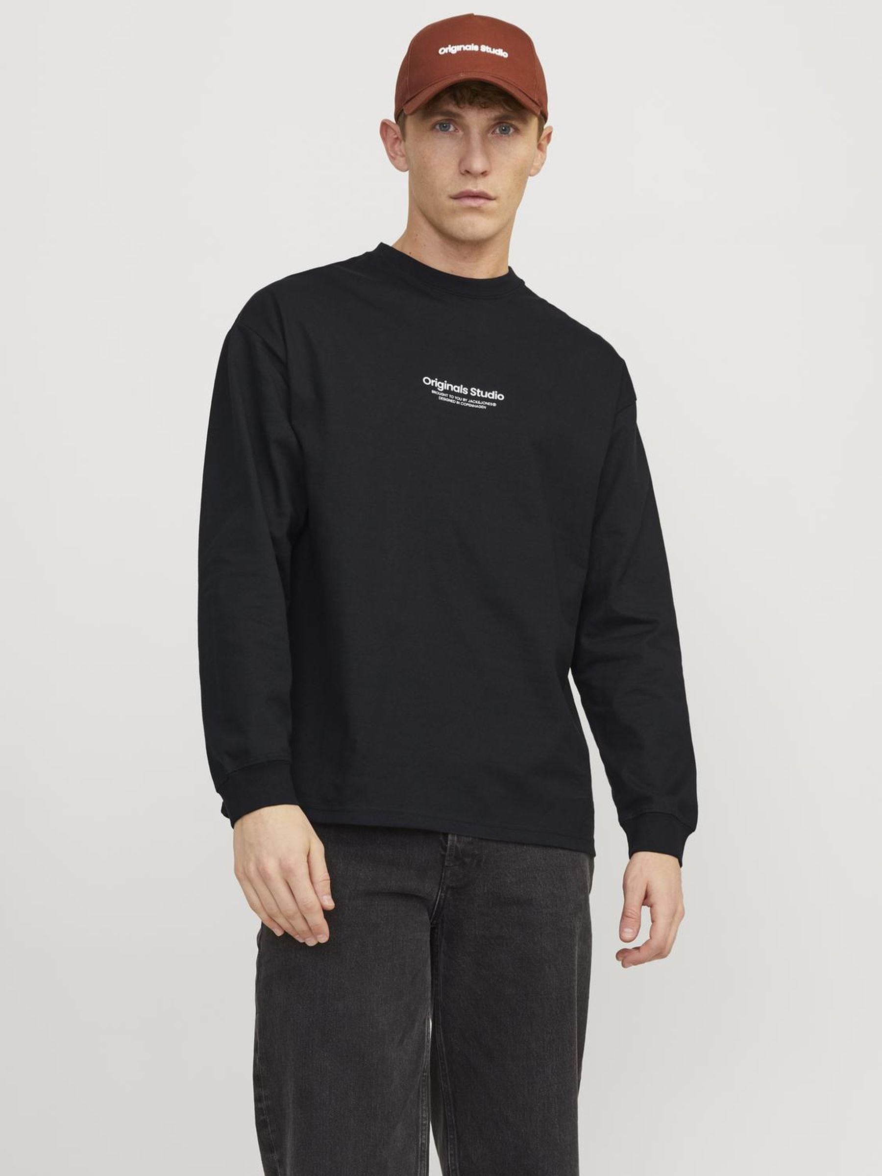 Jack & Jones Langarmshirt »JORVESTERBRO TEE LS CREW NECK NOOS«