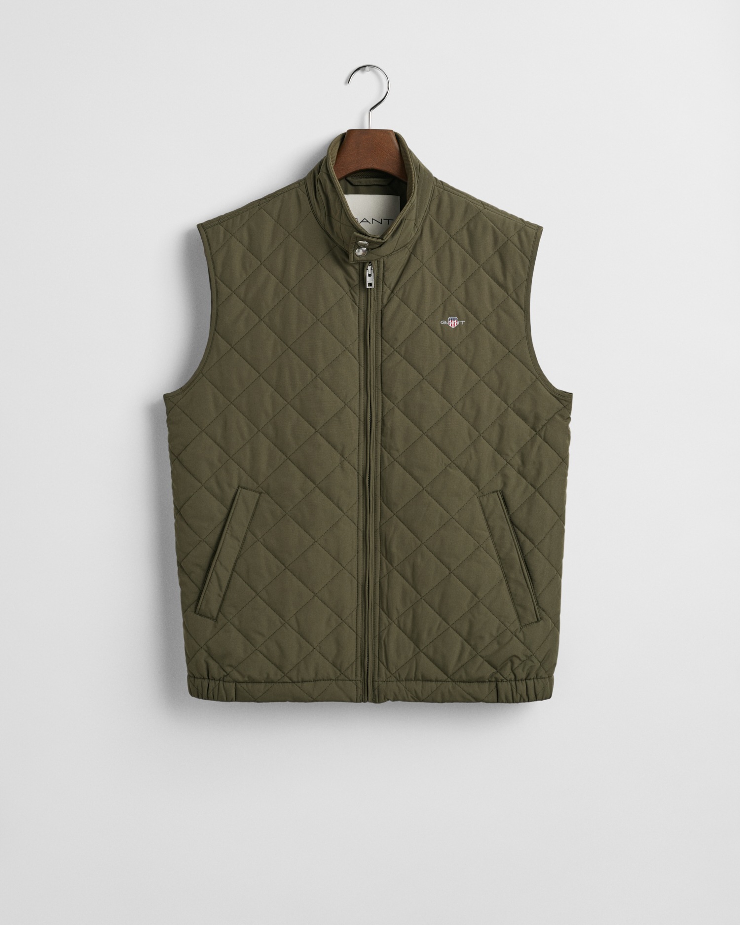 Gant Steppweste »QUILTED WINDCHEATER VEST«, mit Wattierung aus recyceltem Polyester