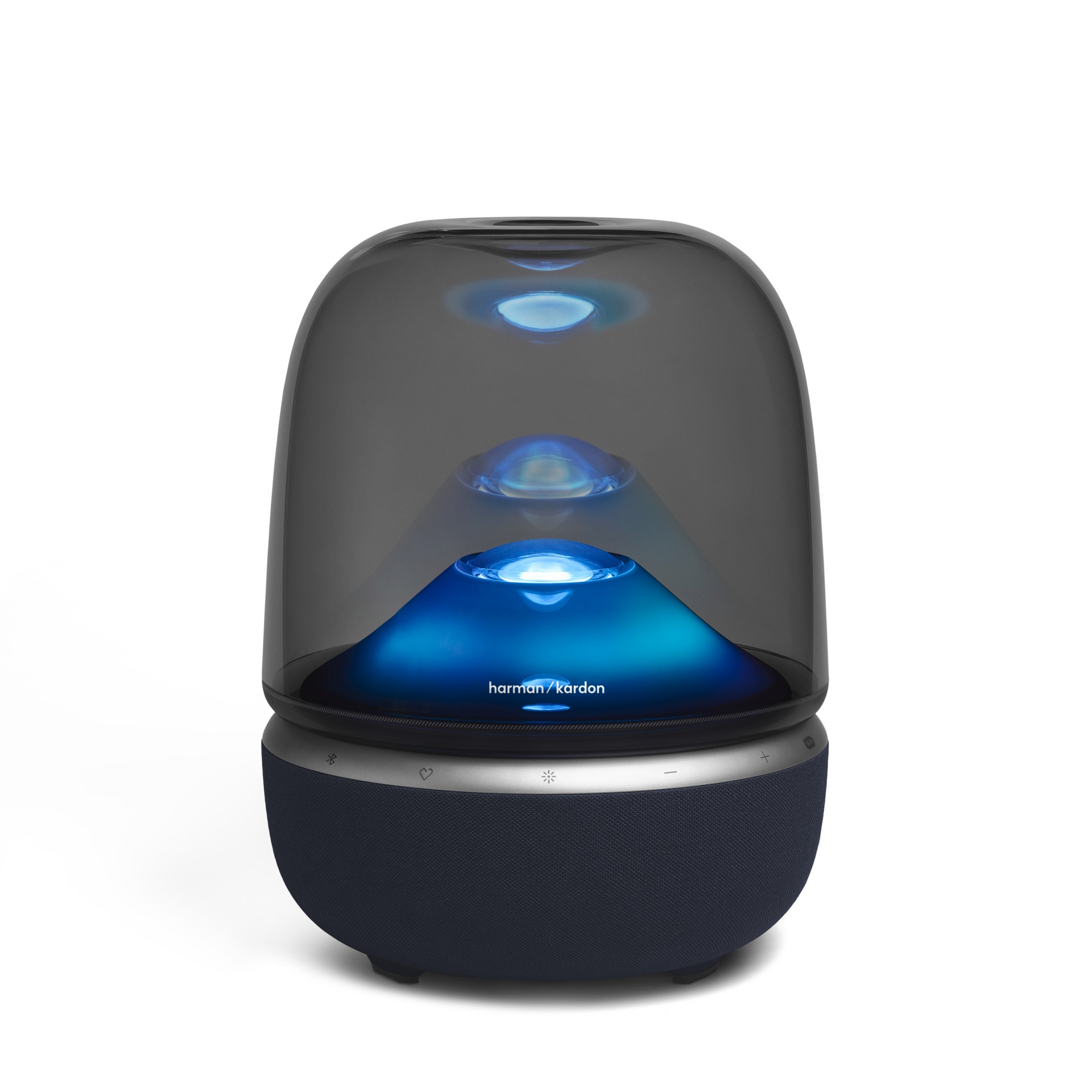 Harman/Kardon Wireless Lautsprecher »Aura Studio 5 Wi-Fi Edition« (Bluetooth | WLAN Beleuchtungseffekte 50 W) WLAN Lautsprecher für zu Hause mit faszinierender Beleuchtung