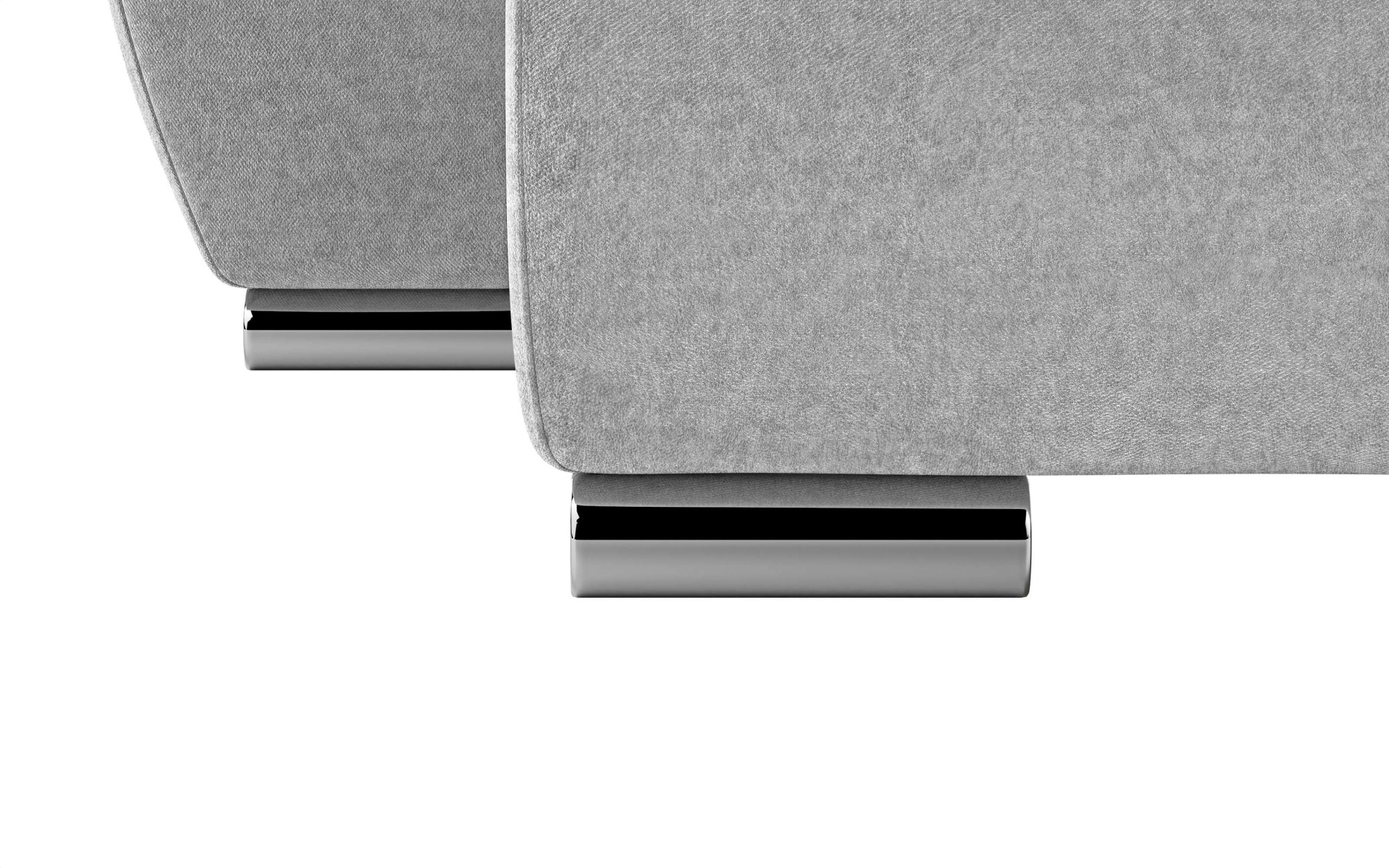INOSIGN Ecksofa »HAVERHILL Schlafsofa mit Bettkasten, Maße B/H/T: 237/89/166 cm«, L-Form mit Recamiere links oder rechts bestellbar, Wellenunterfederung