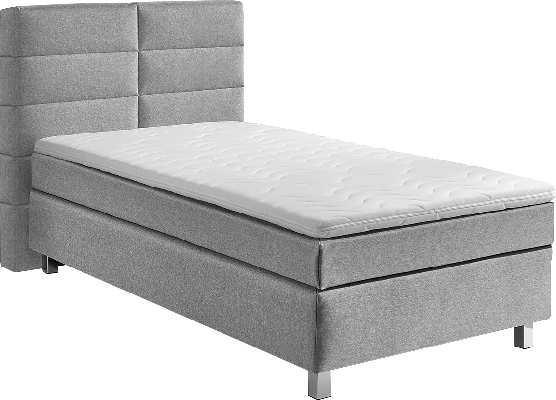 Westfalia Schlafkomfort Boxspringbett, wahlweise mit Kaltschaum-Topper, 2 Matratzenqualitäten