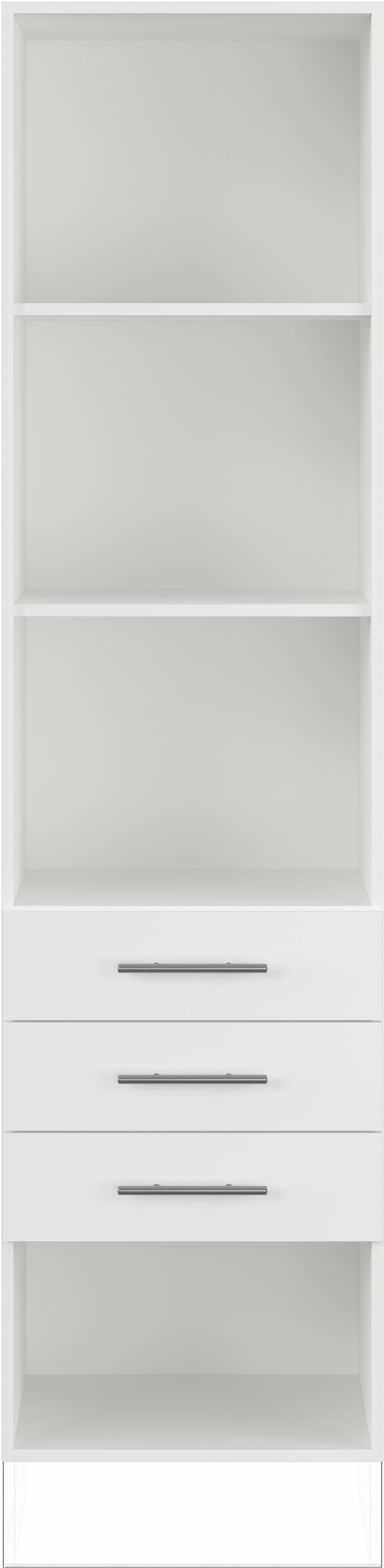 IMPULS KÜCHEN Seitenschrank »"Valencia", Breite/Höhe: 50/190,7 cm, mit Soft-Close«, vormontiert, mit Schubkästen, mit verstellbaren Fachböden