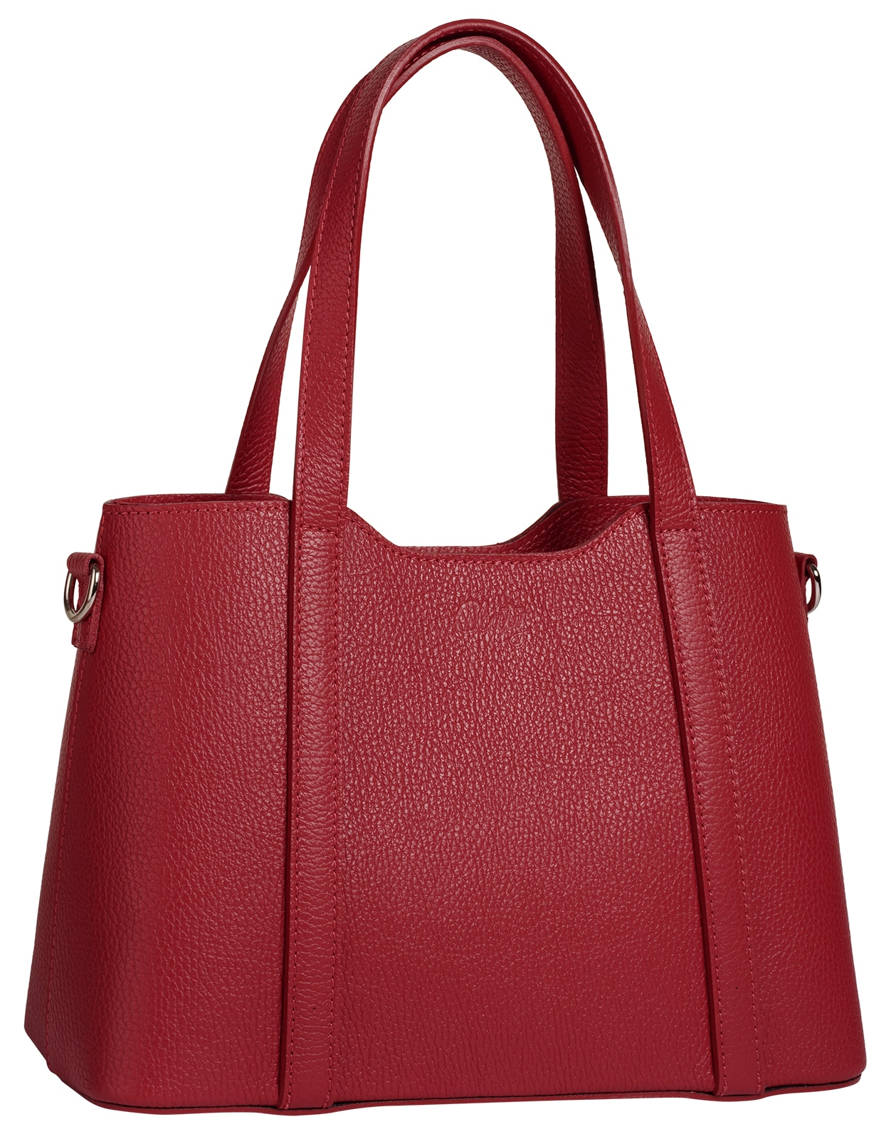 Cluty Henkeltasche echt Leder, Made in Italy
