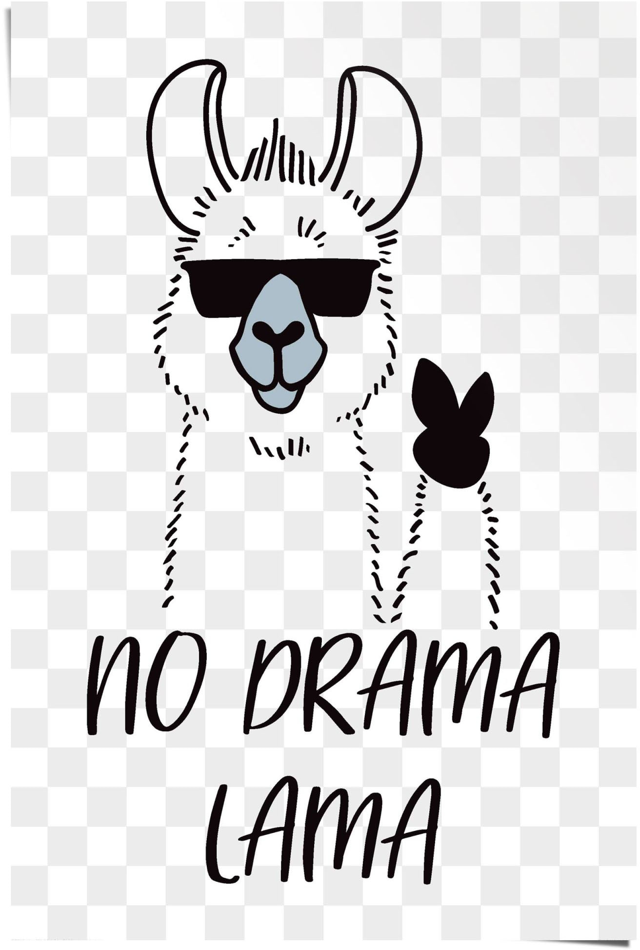 Reinders! Poster »No (1 bestellen Lama«, Raten auf Drama St.)