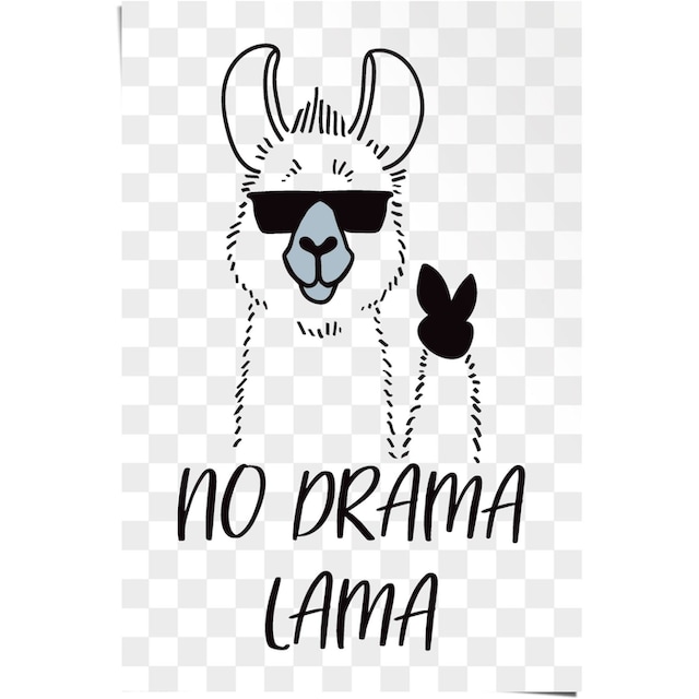 Reinders! Poster »No Drama Lama«, (1 St.) auf Raten bestellen