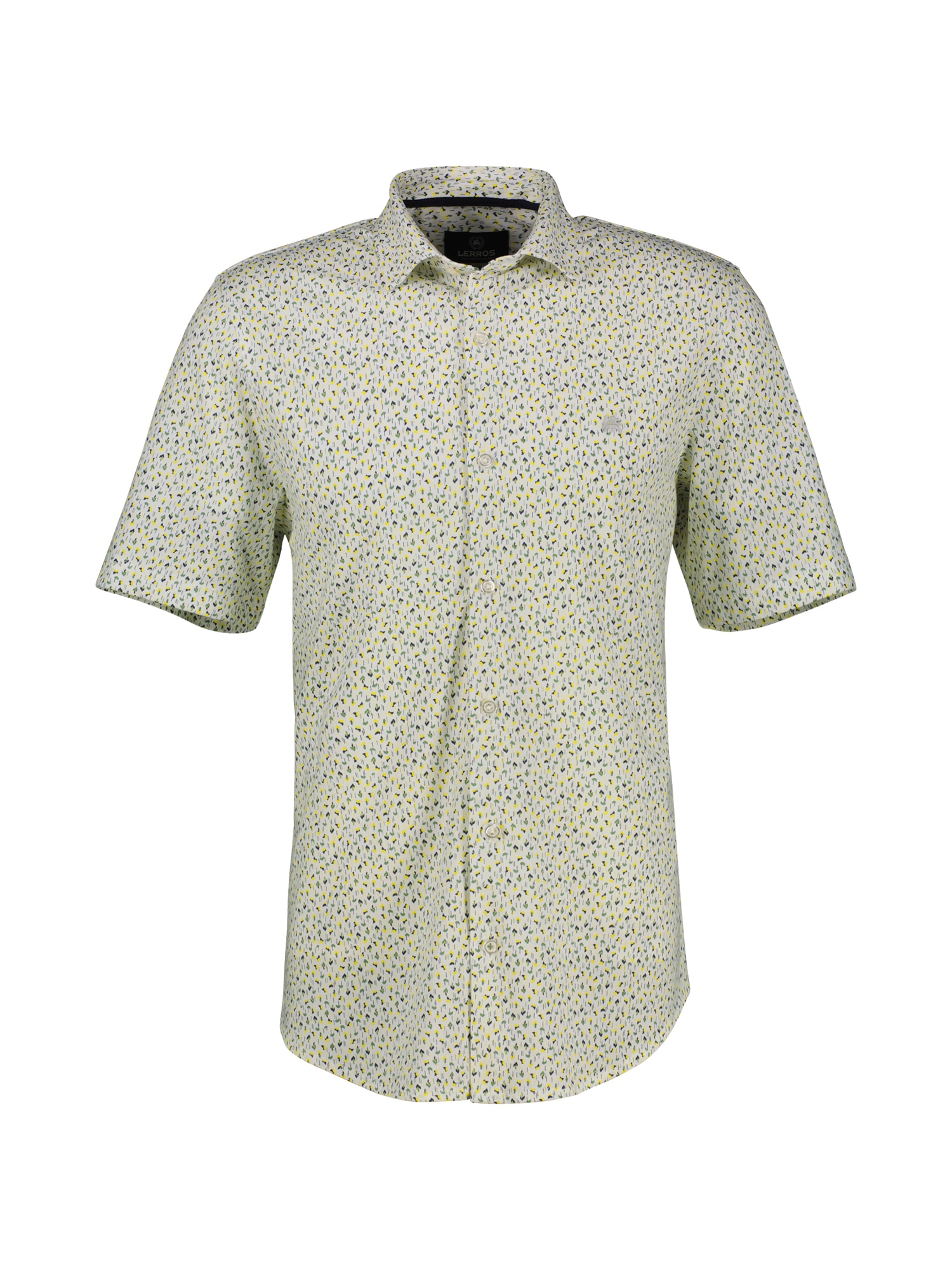 LERROS Kurzarmhemd »Jerseyhemd für Herren, sommerlich gemustert«