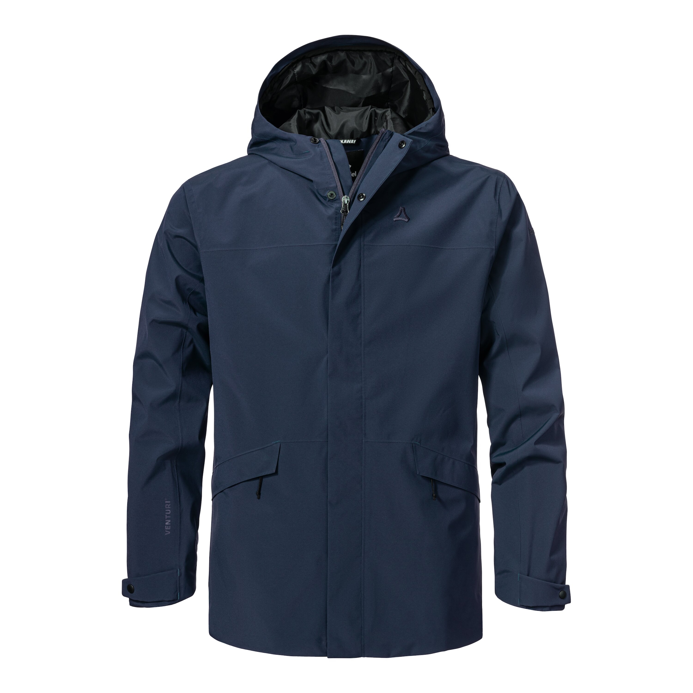 Schöffel Regenjacke »CIRC Jacket Style Smue MEN« mit Kapuze mit Reißverschlusstaschen und Innentasche, wasserdicht, atmungsaktiv