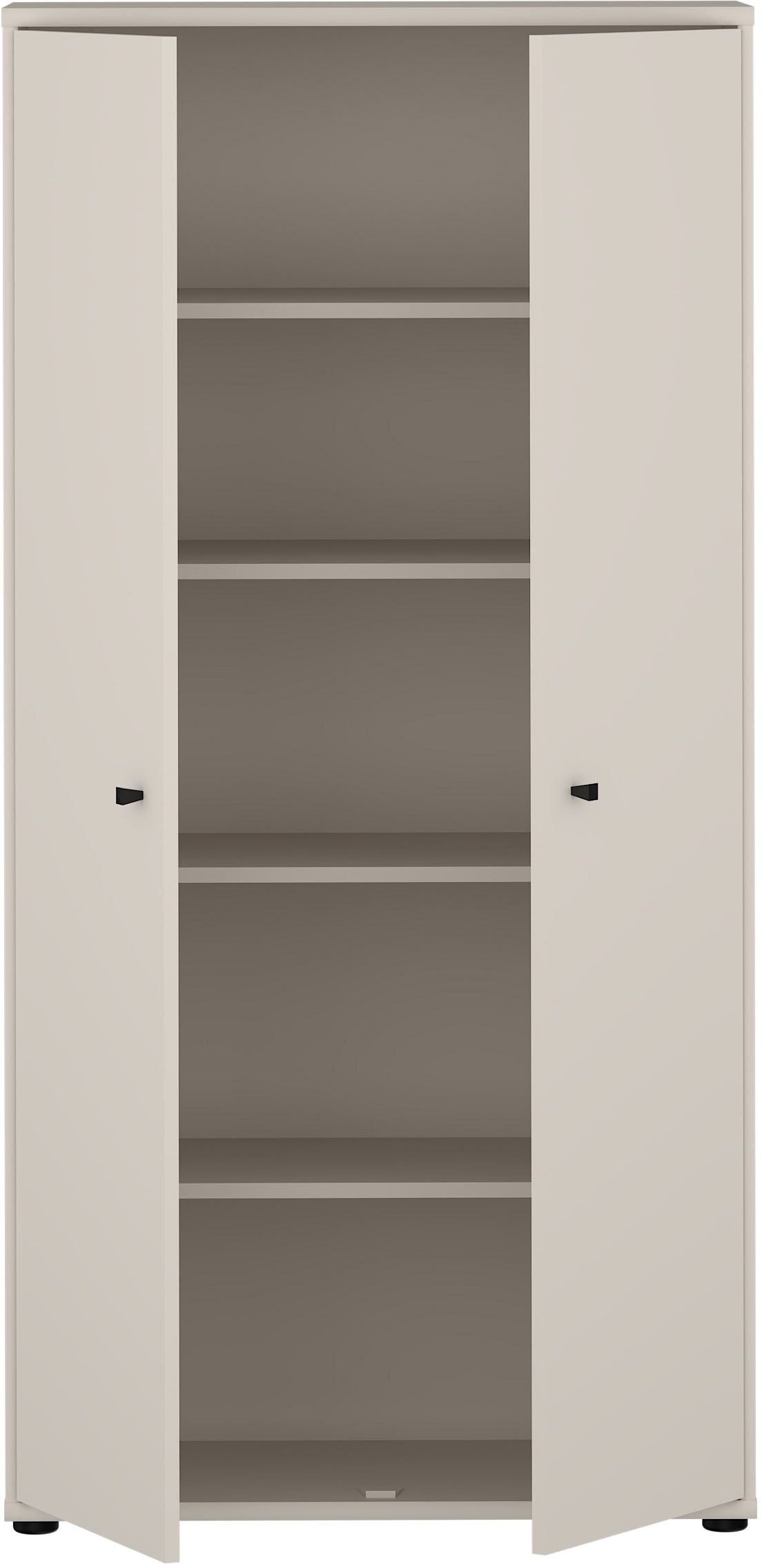 FORTE Schuhschrank »Tempra, Mehrzweckschrank, 2 Türen, Einlegeböden, Höhe 149,5,5 cm« B/H/T 73,7/149,5/34,8 cm