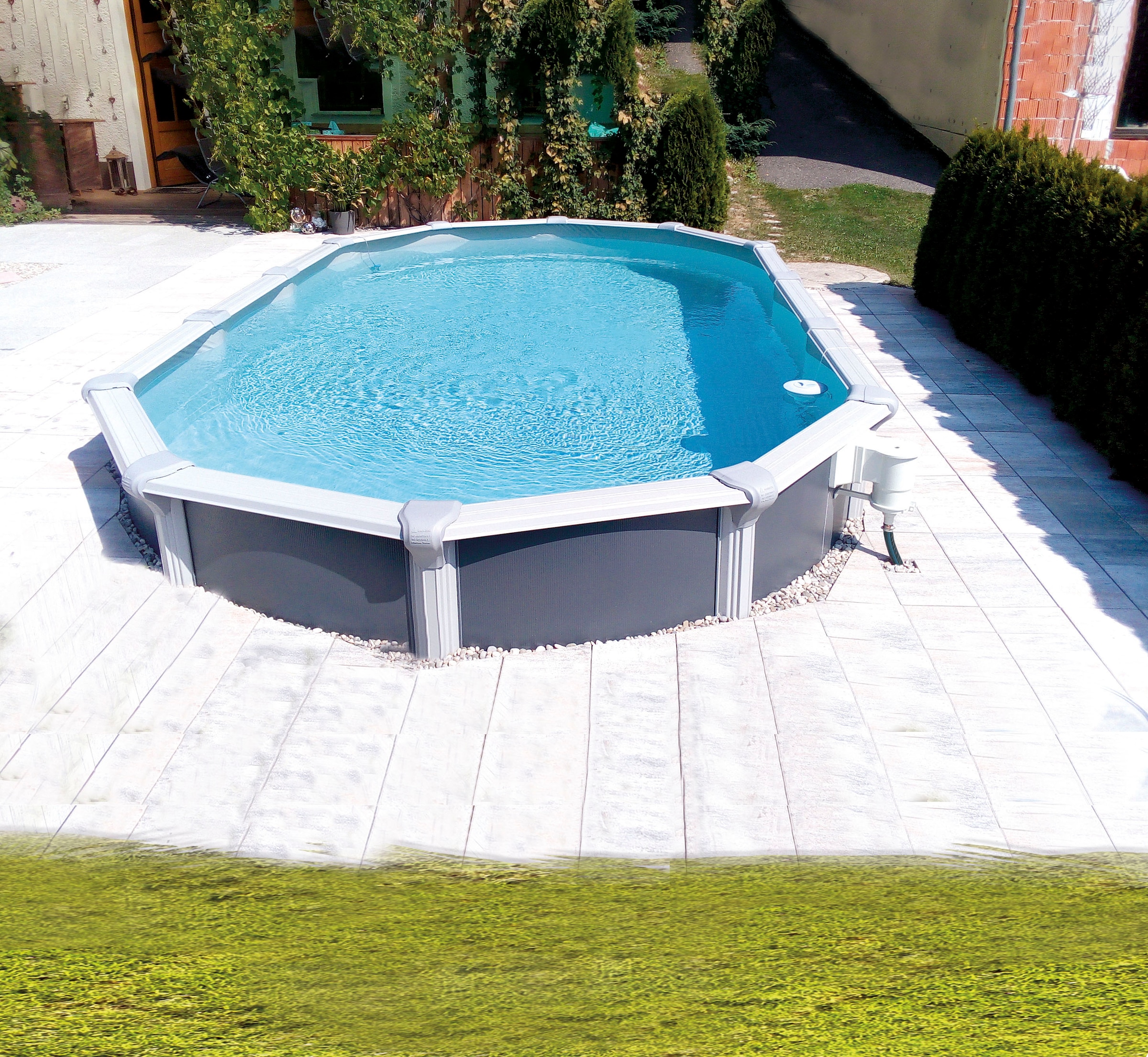 KWAD Schwimmbecken »»Supreme« all in Premium Folie« BxLxH: 360x610x132cm, inkl. Bodenisolationsset