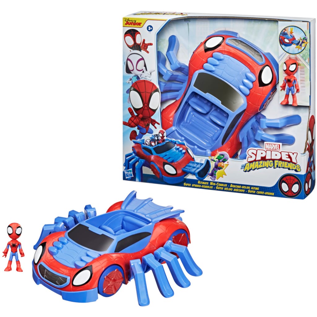 Hasbro Actionfigur »Marvel Spidey and His Amazing Friends, Super Spinnen-Krabbler«