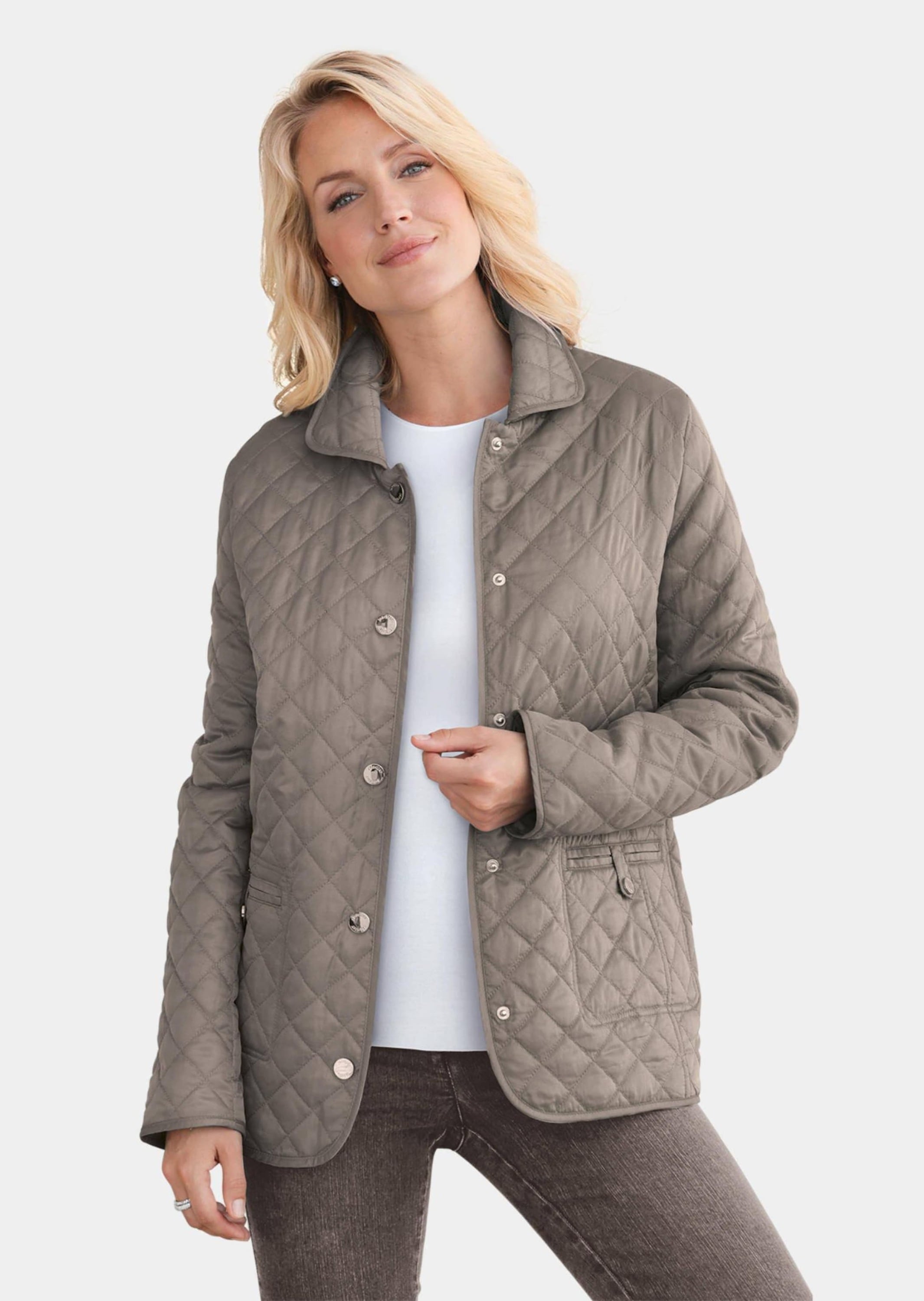 GOLDNER Steppjacke »Steppjacke Leichte Jacke mit regelmäßigem Stepp«