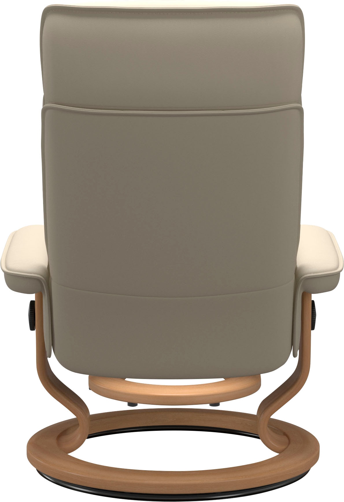 Stressless® Relaxsessel »Admiral« Set, Relaxsessel inkl. Hocker,  mit Classic Base, Größe M & L, Gestell Eiche
