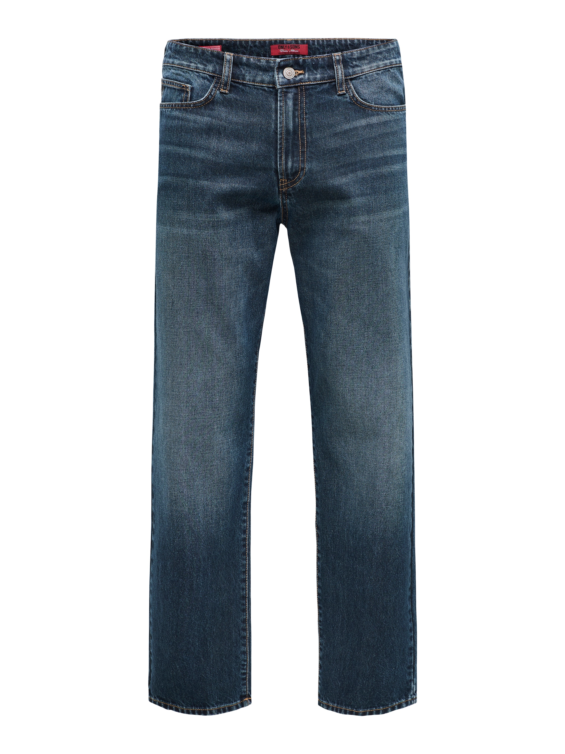 ONLY & SONS Straight-Jeans »ONSEDGE STRAIGHT DNM« Baumwolle, straight fit
