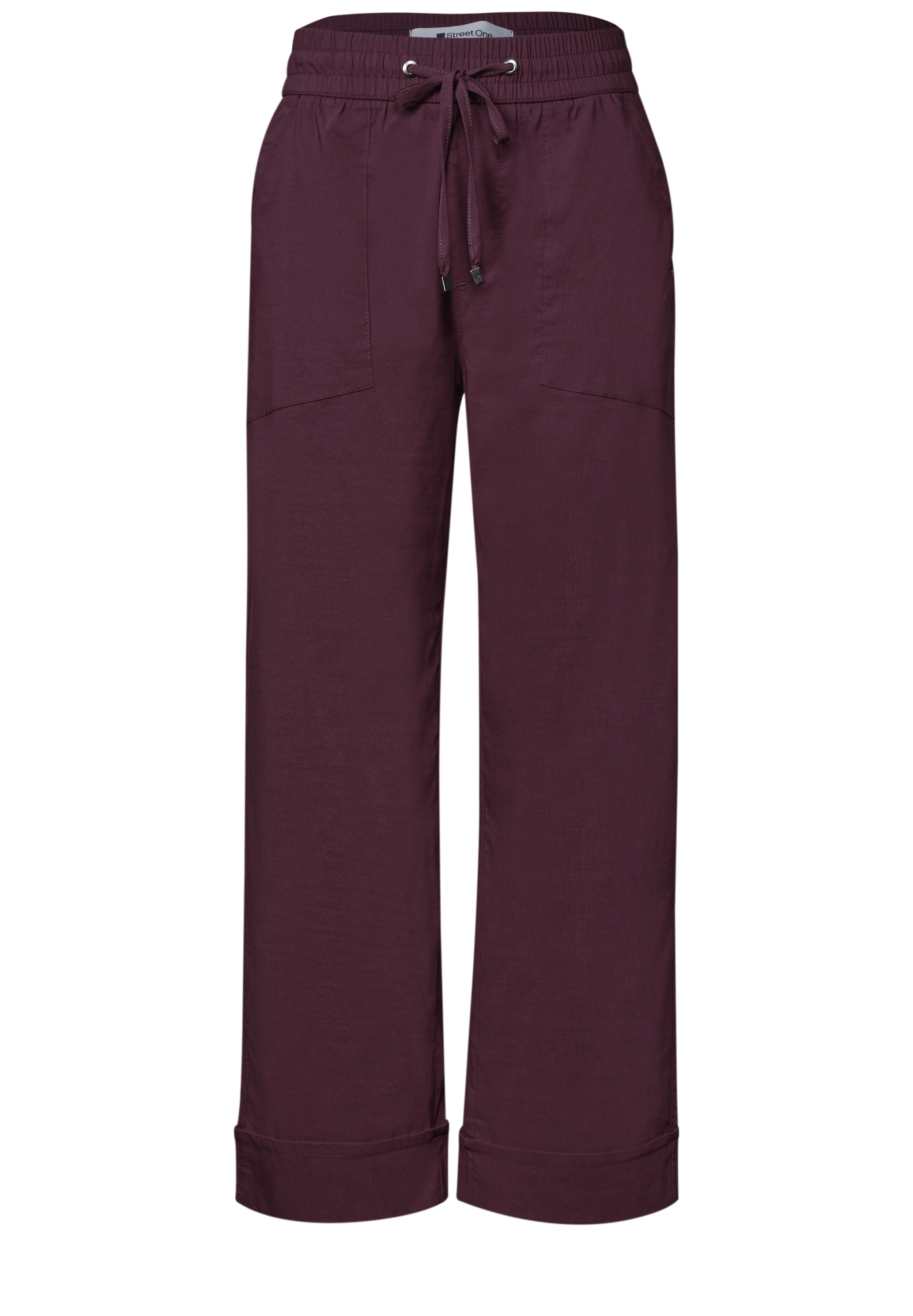 STREET ONE Stoffhose »Style Amalia«  Sommerhose mit elastischem Bund und Tunnelzug