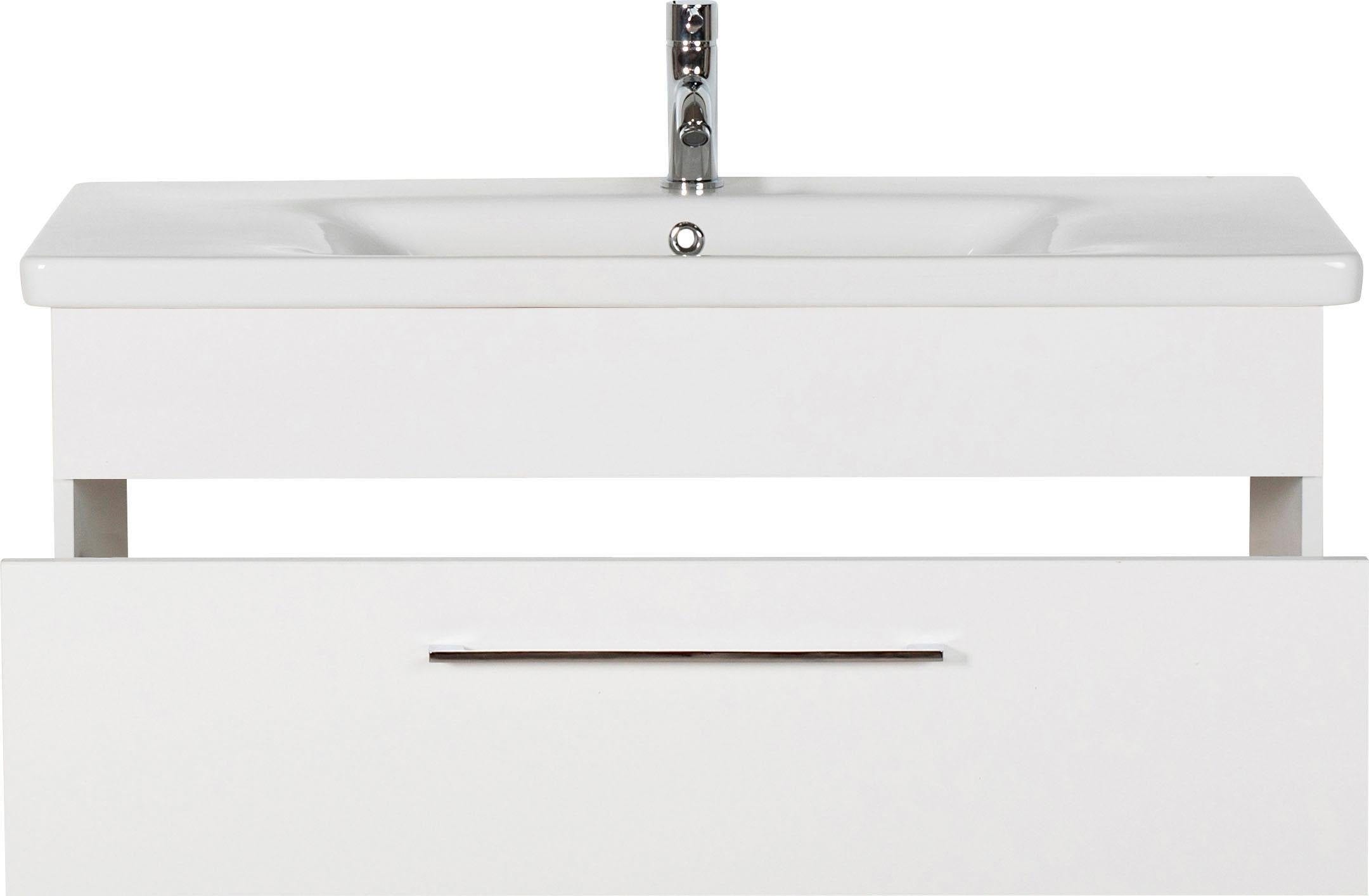 MARLIN Waschtisch »3400 Basic«, Breite 100 cm mit 3 Jahren XXL Garantie | Spiegelschränke
