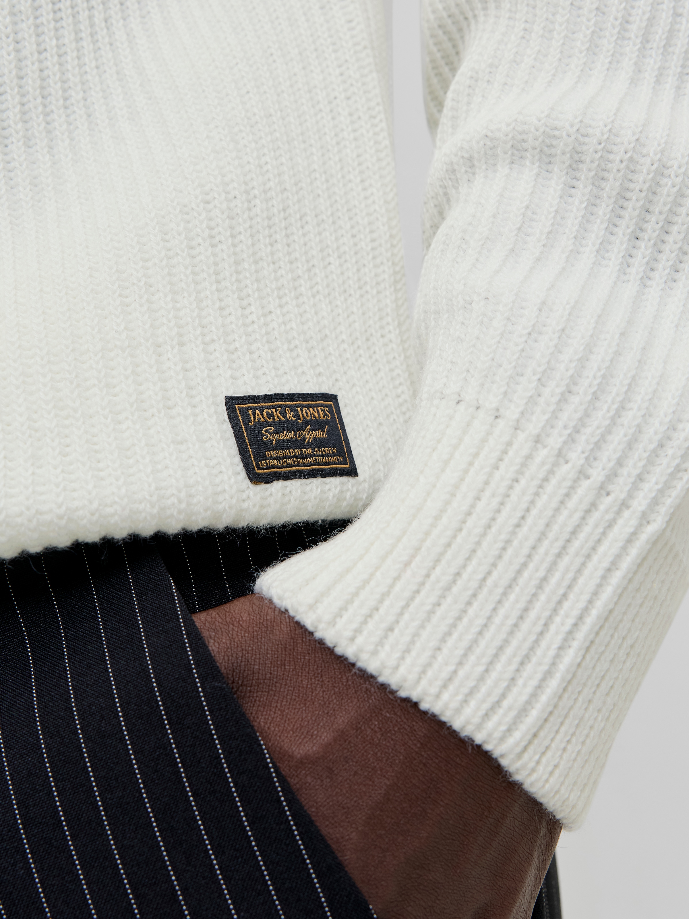 Jack & Jones Rollkragenpullover »JJPANNEL KNIT ROLL NECK AW25«