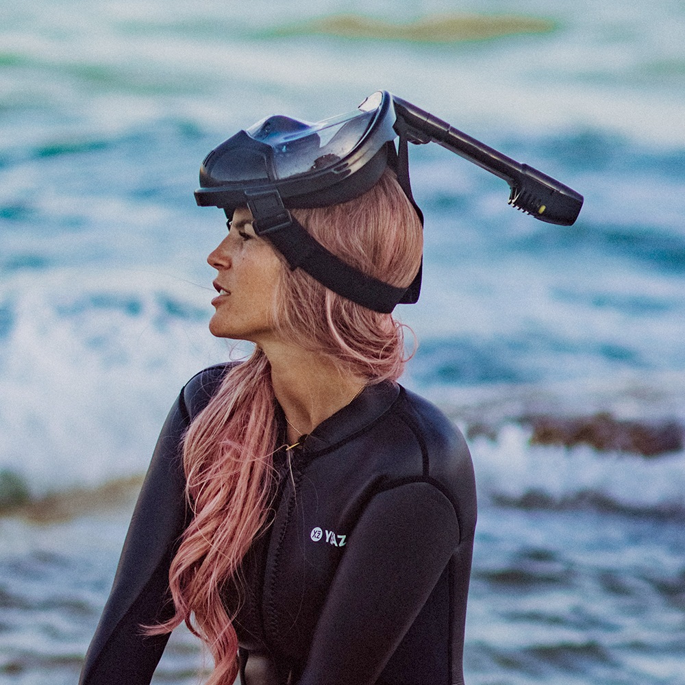 YEAZ Tauchermaske »Schnorchelmaske Gr. L-XL OCEAN VIEW«