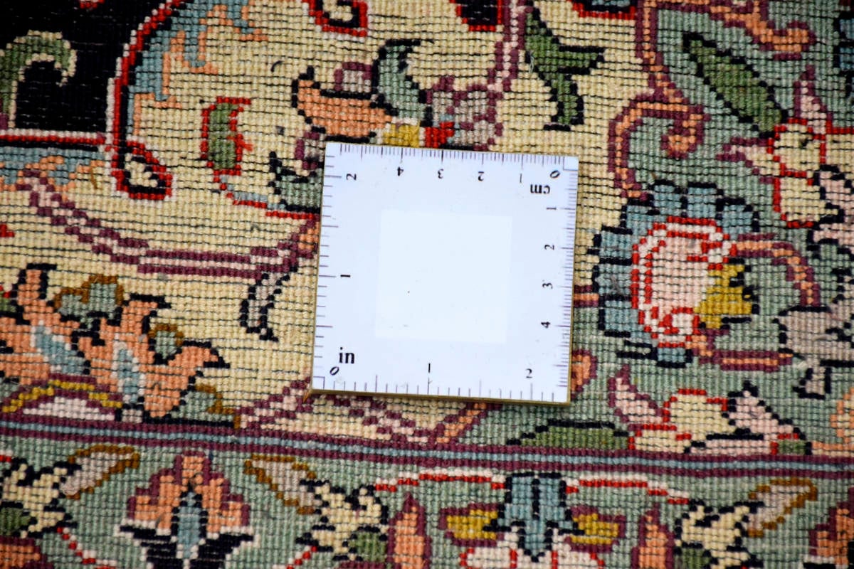 Kayoom Seidenteppich »Kashan 21«, rechteckig, Einzelstück mit Zertifikat, Wohnzimmer