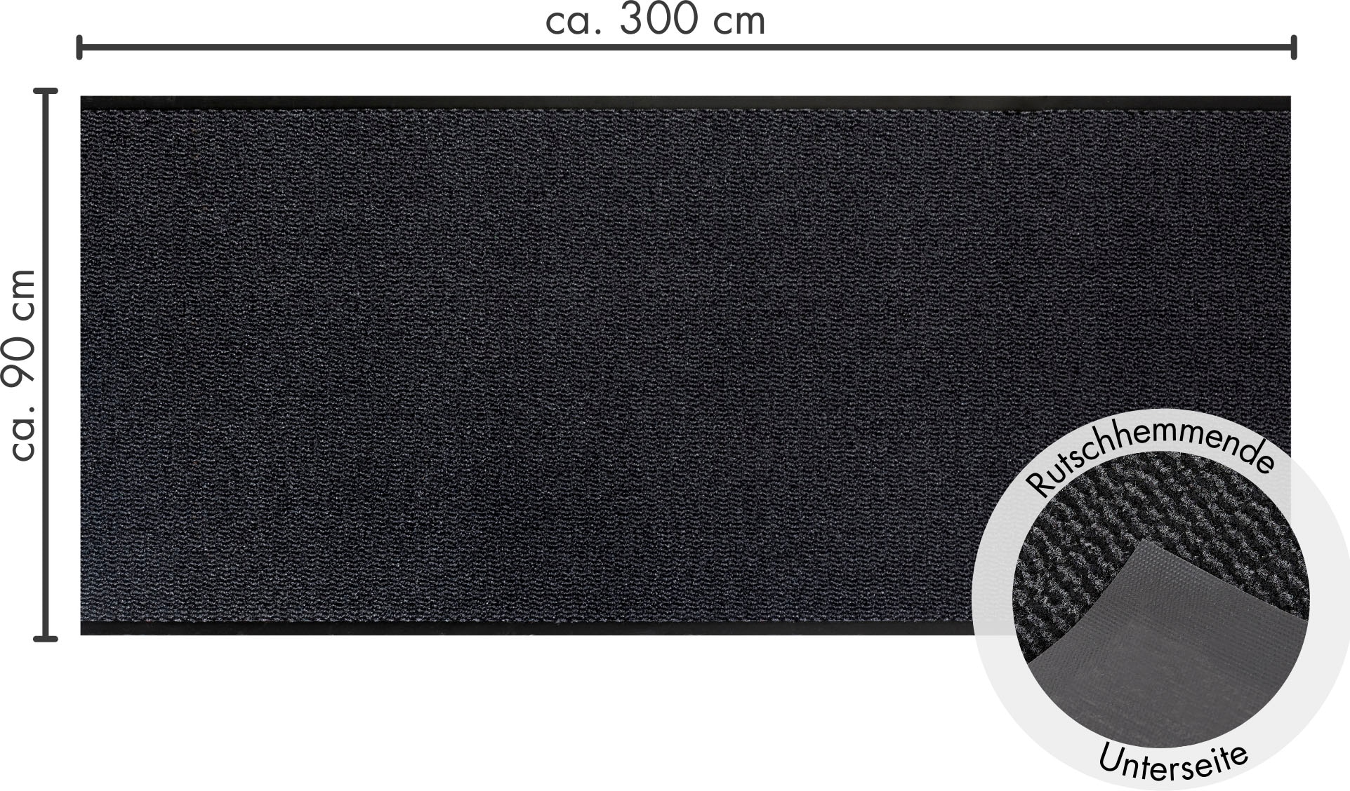 Andiamo Fußmatte »Easy, Made in Netherlands«, rechteckig, 5 mm Höhe, Schmutzfangmatte, rutschhemmend, Innen- und überdachten Außenbereich