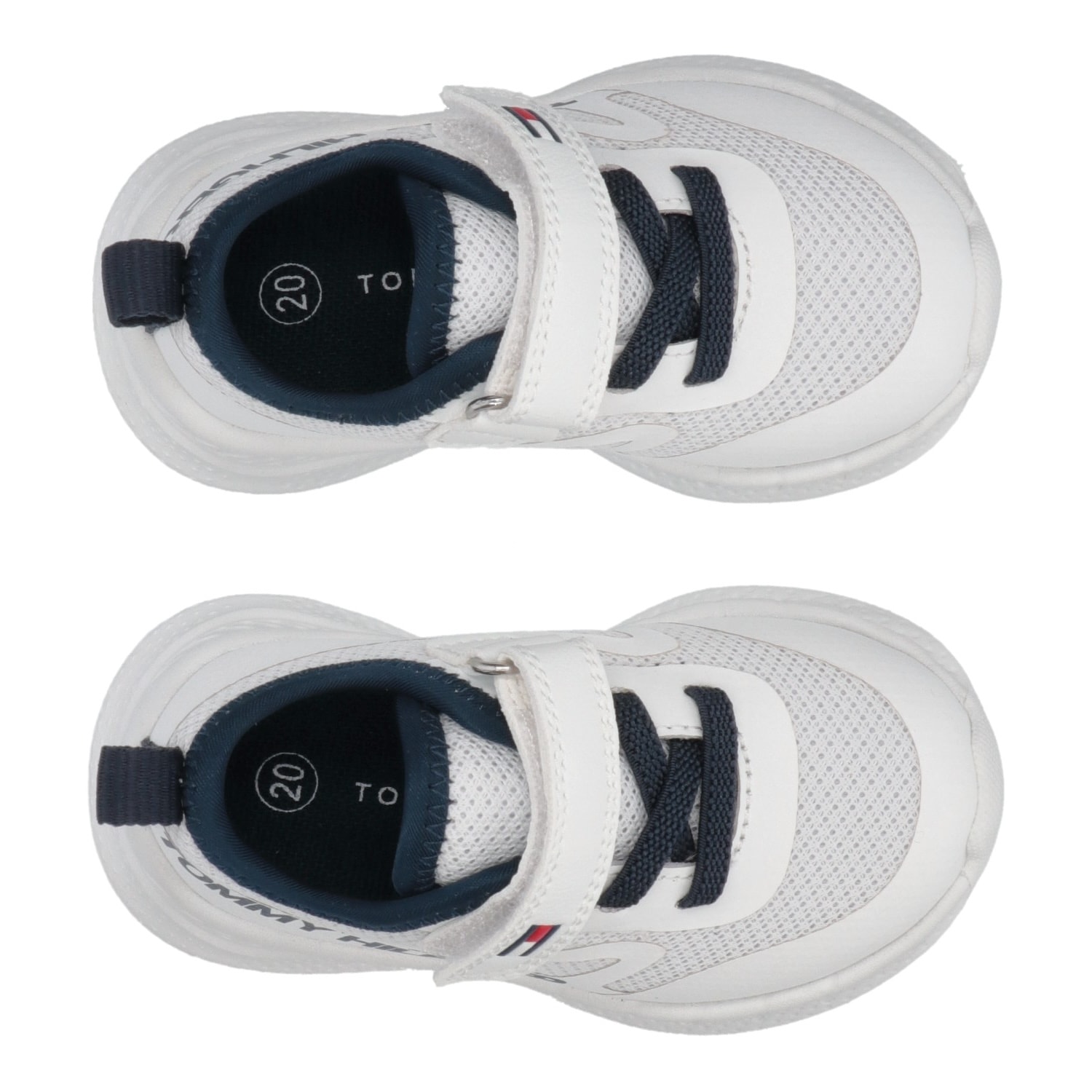 Tommy Hilfiger Sneaker, Slip-On Sneaker, Klettschuh mit großem Logoschriftzug