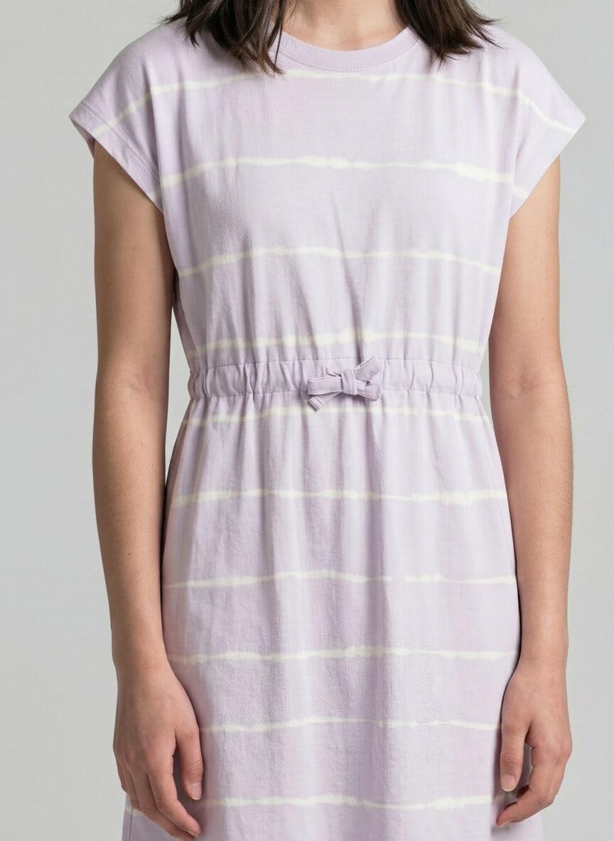 TOM TAILOR Jerseykleid Ohne Taschen im Streifen-Design