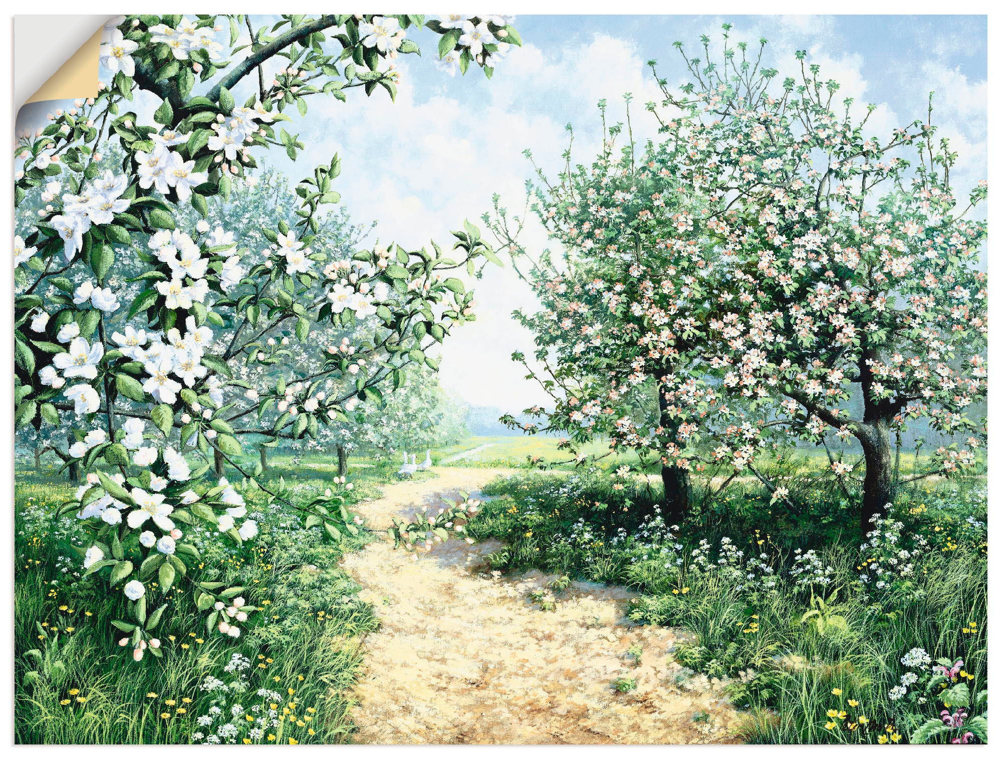 Artland Wandbild »Frühling I«, Vier Jahreszeiten, (1 St.), als  Leinwandbild, Wandaufkleber oder Poster in versch. Größen bequem kaufen