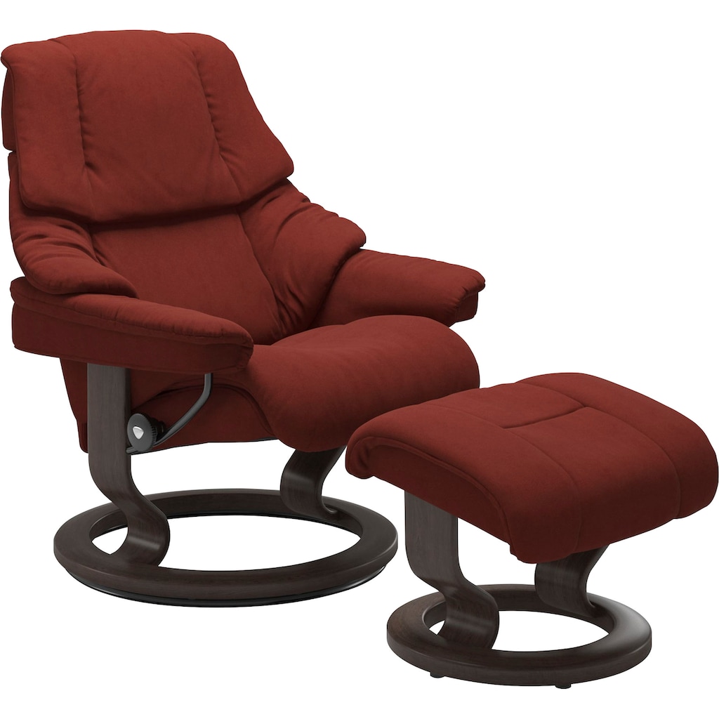 Stressless® Relaxsessel-Set »Reno«, mit Hocker, mit Classic Base, Größe S, M & L, Gestell Wenge