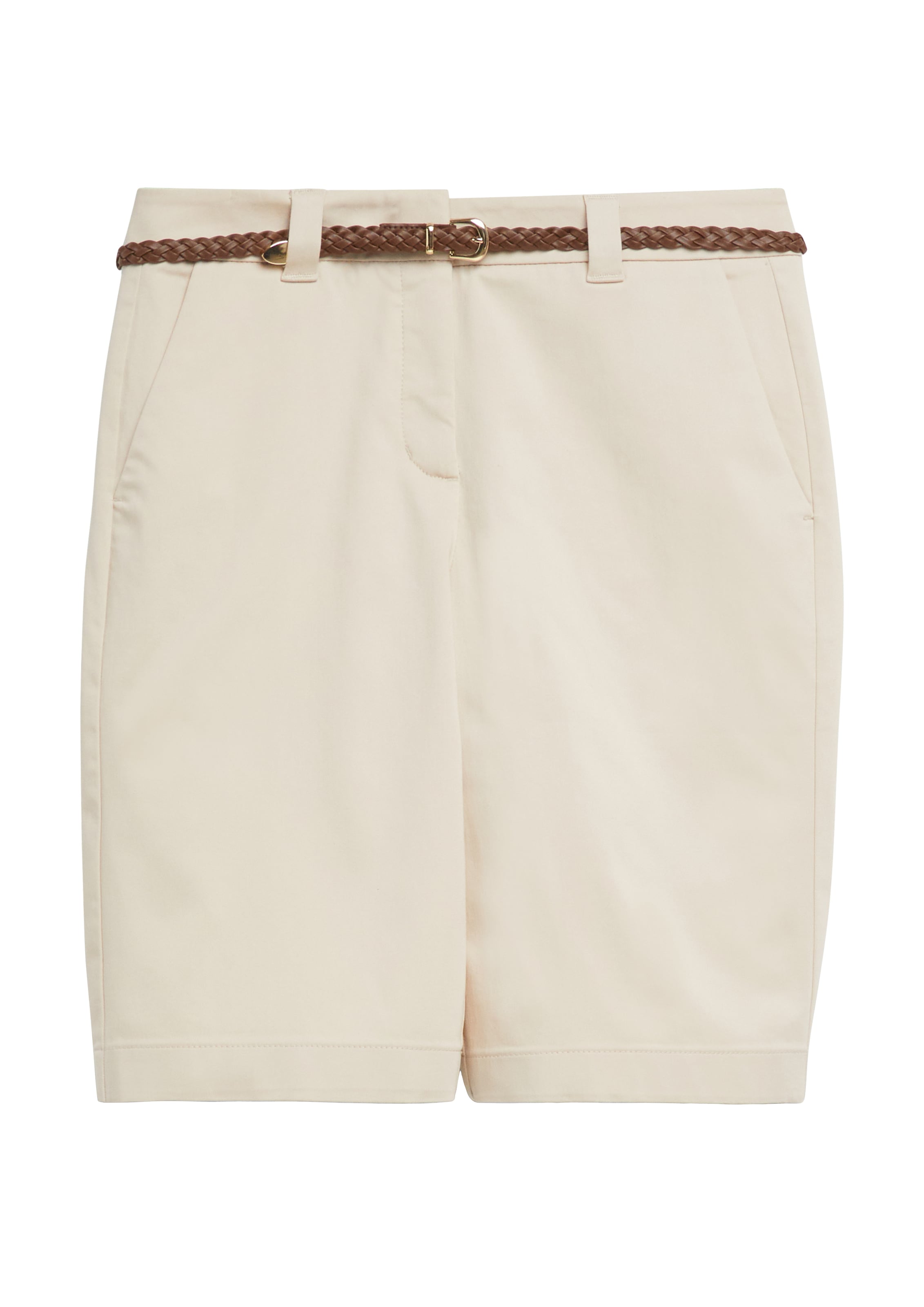 Comma Bermudas  mit Flechtgürtel