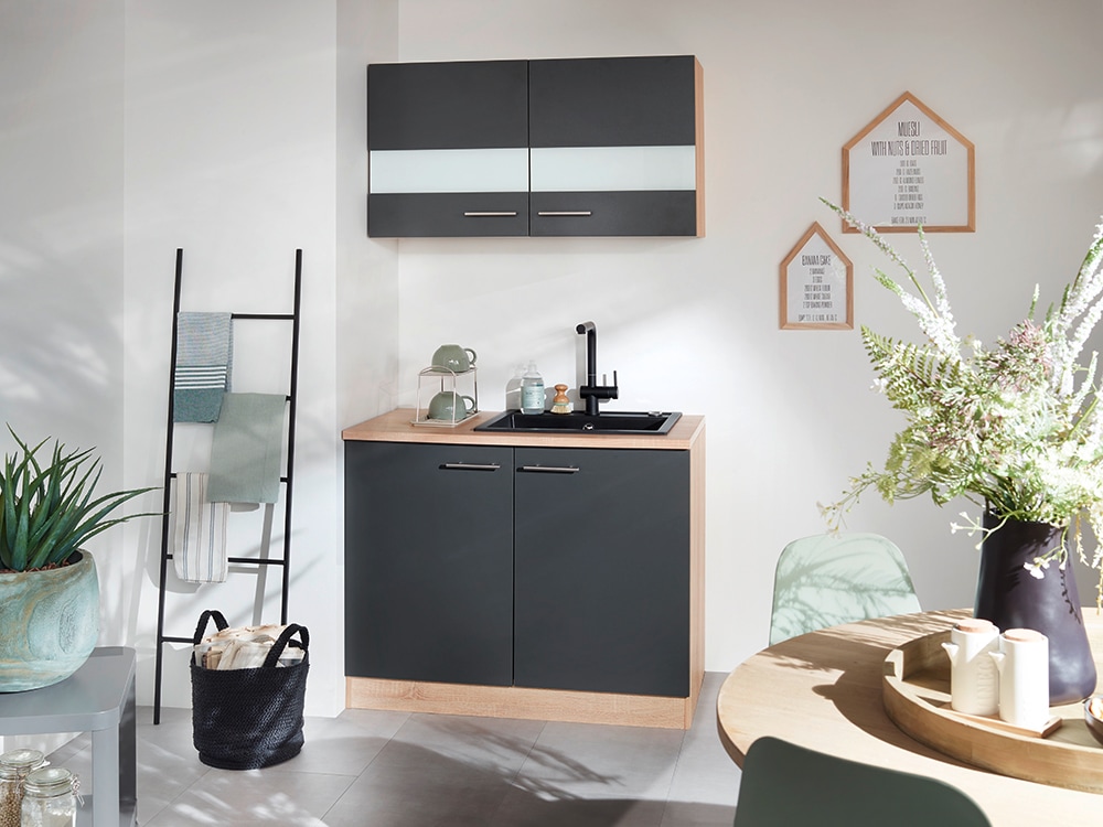 RESPEKTA Hängeschrank »Merle« Breite 100 cm, mit Soft-Close Funktion, Stangengriffe aus Metall