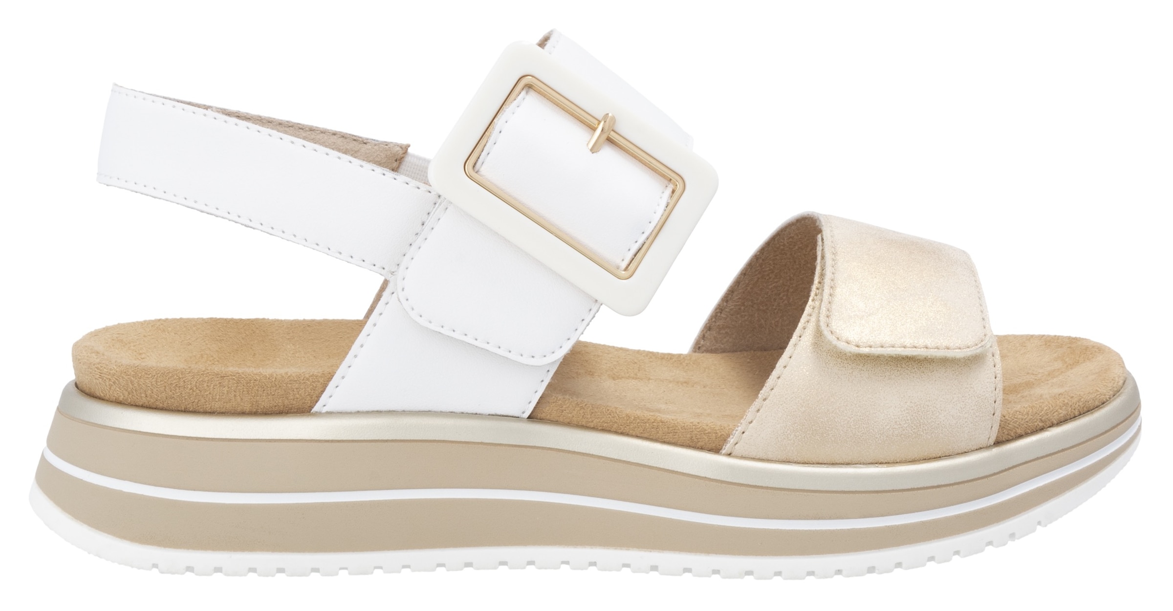 Remonte Keilsandalette, Sommerschuh, Riemchensandale mit komfortablem Softfußbett