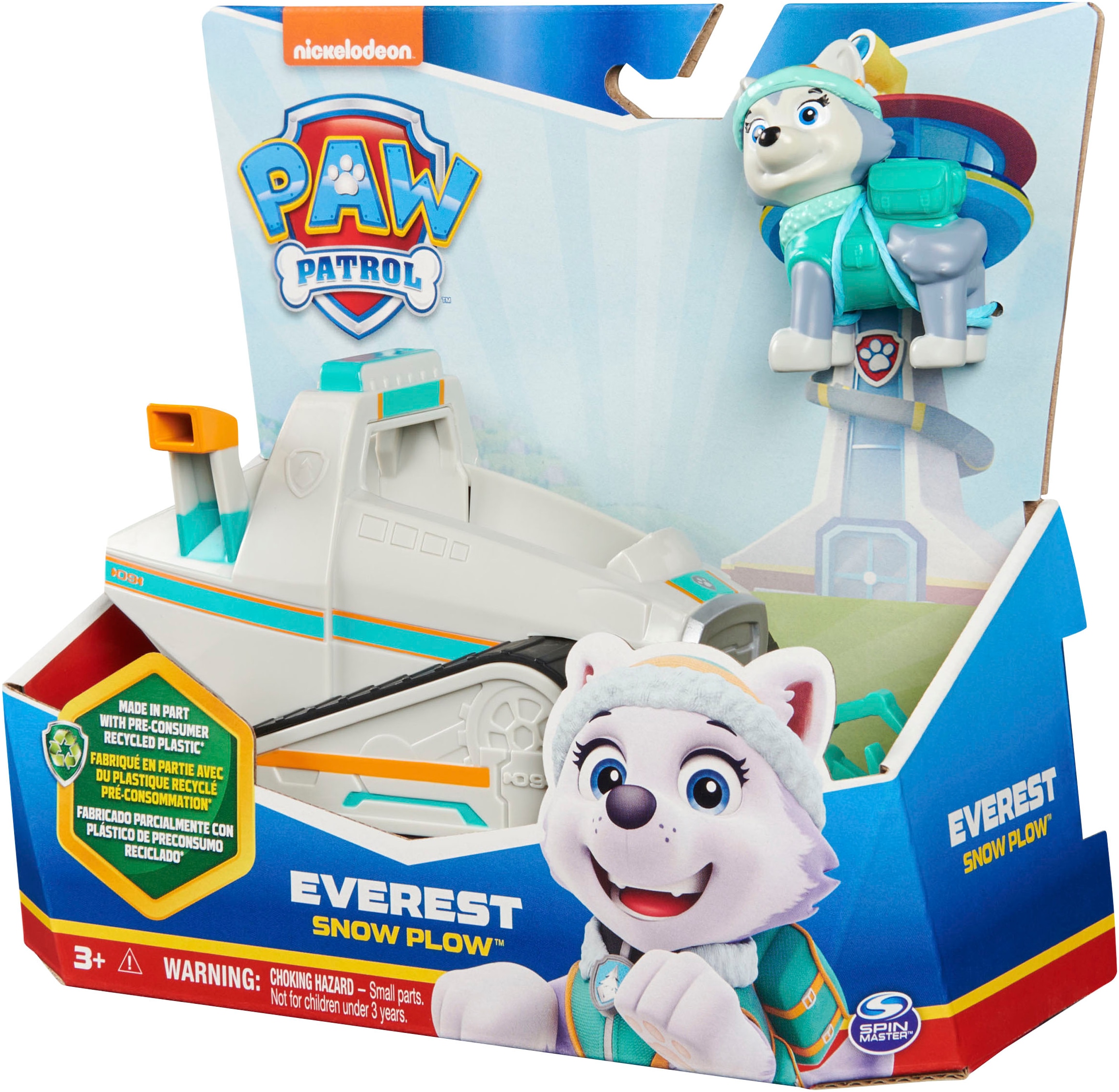 Spin Master Spielzeug-Auto »Paw Patrol - Sust. Basic Vehicles Everest«, zum Teil aus recycelten Material