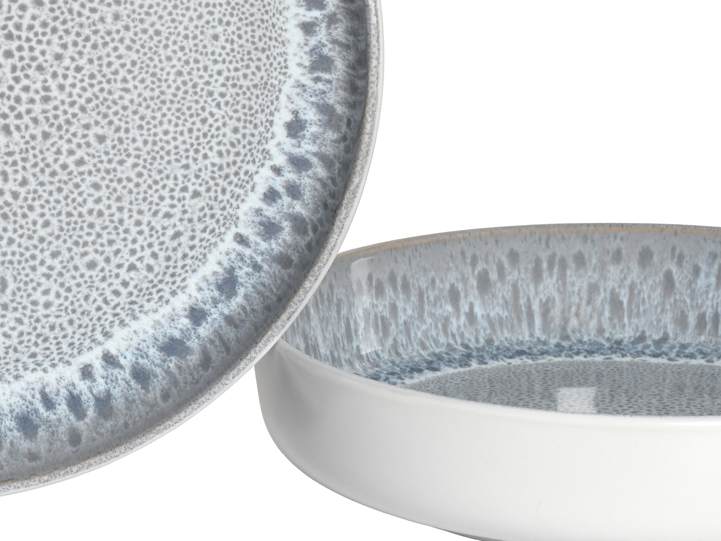 OTTO home Teller-Set »modernes Geschirr-Set, Service Lykk« hohe Haltbarkeit, spülmaschinen- & mikrowellengeeignet, Reaktivglasur