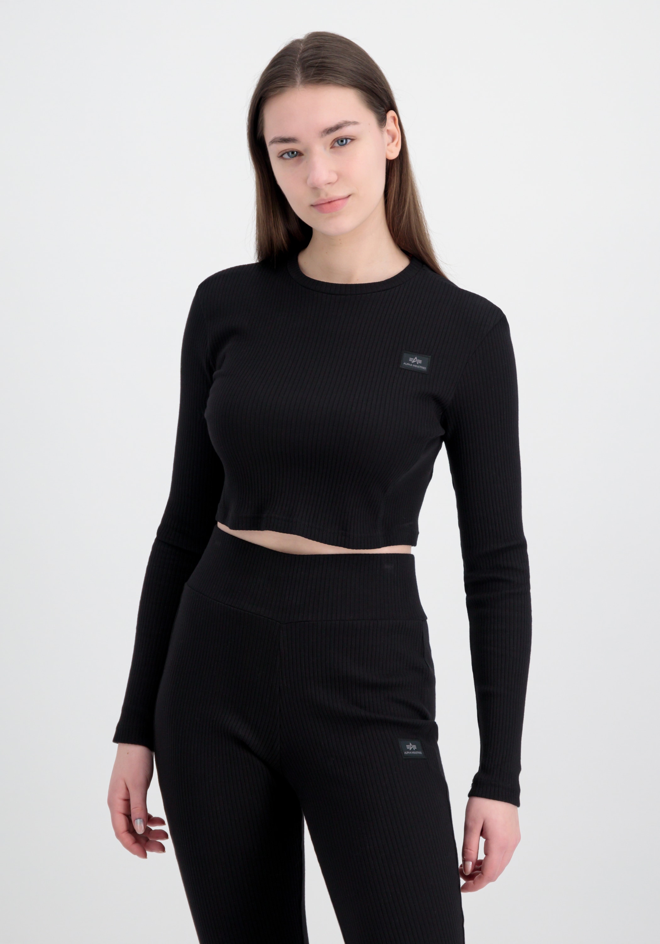 Longsleeve »Alpha Industries Women - Longsleeves X-Fit Rib LS C Wmn«