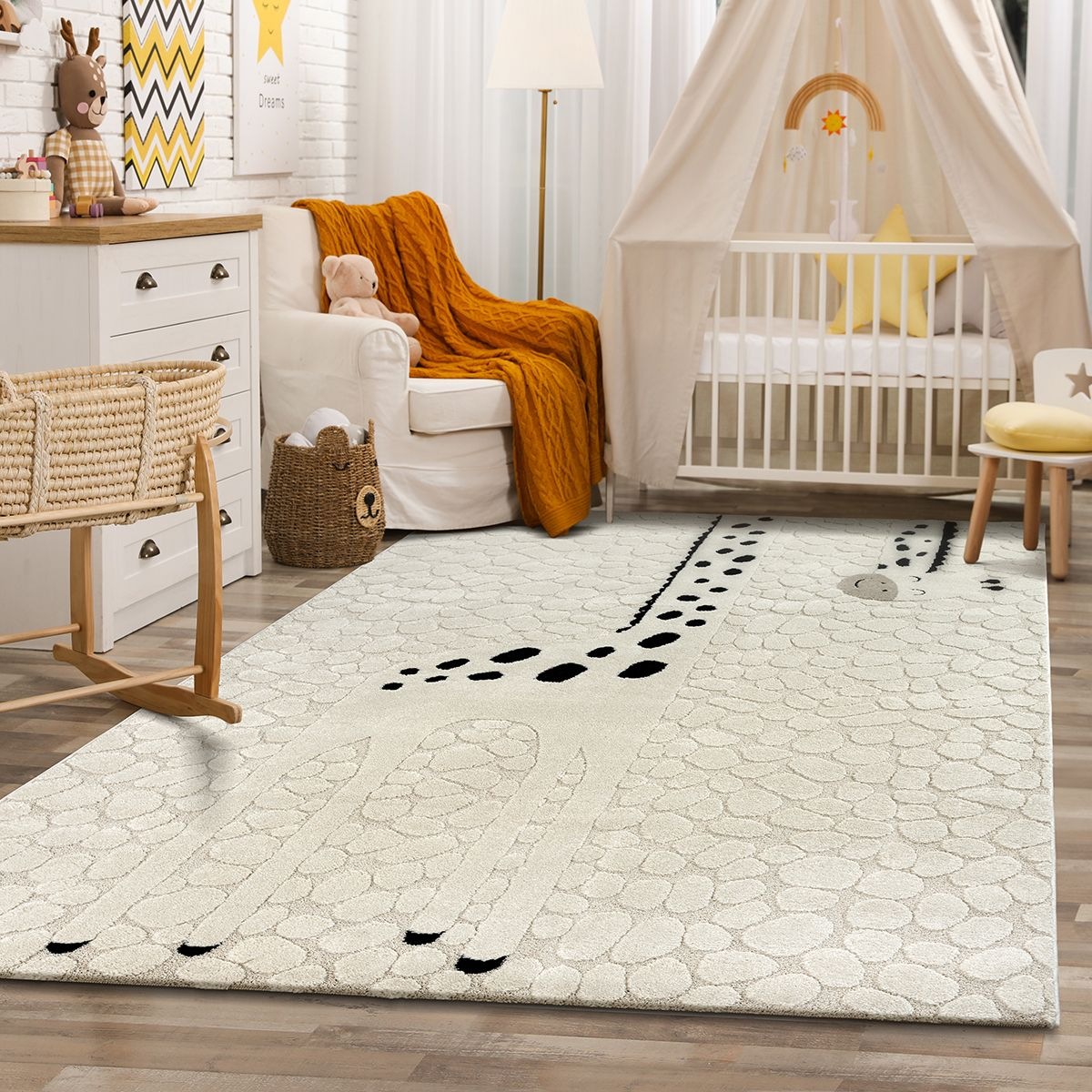 the carpet Teppich »Everst Kids«, rechteckig, 14 mm Höhe, Kids Kinderzimmer Teppich hohe Flordichte