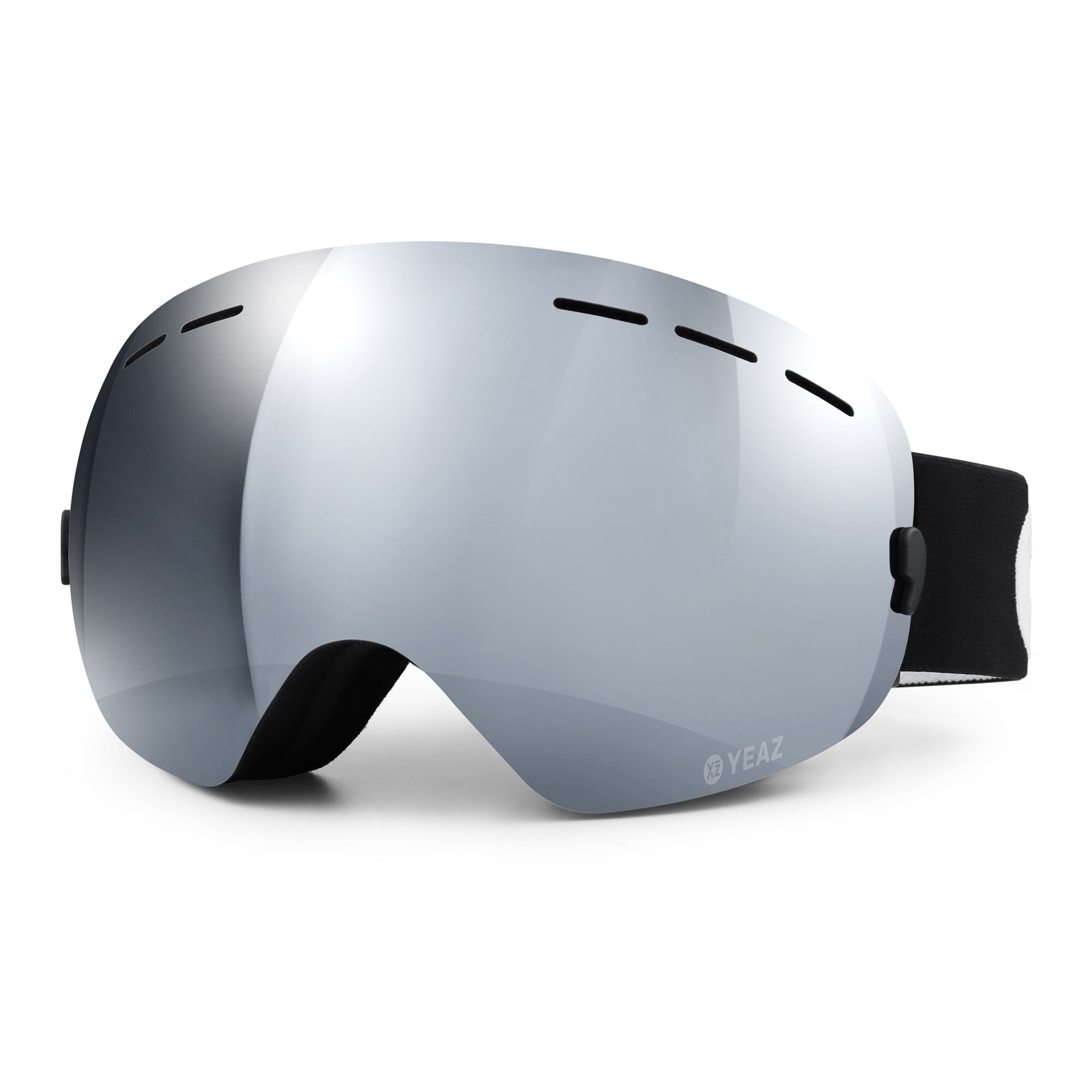 YEAZ Snowboardbrille »Ski- Snowboardbrille ohne Rahmen silber verspiegelt XTRM-SUMMIT«