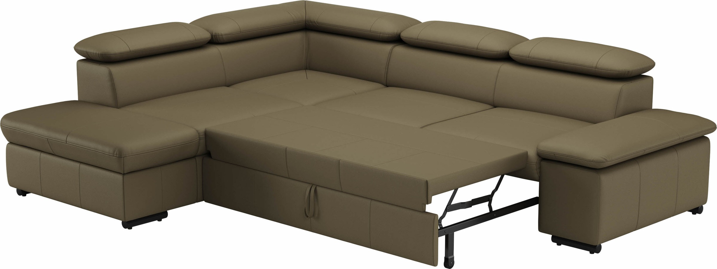 sit&more Ecksofa »Alcudia L-Form«, wahlweise mit Bettfunktion