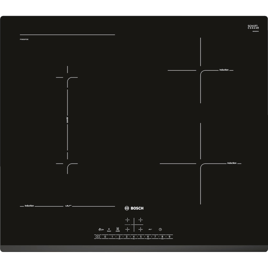 BOSCH Backofen-Set »HBD236VR60«, HBF133BR0, mit Teleskopauszug nachrüstbar, ecoClean Direct