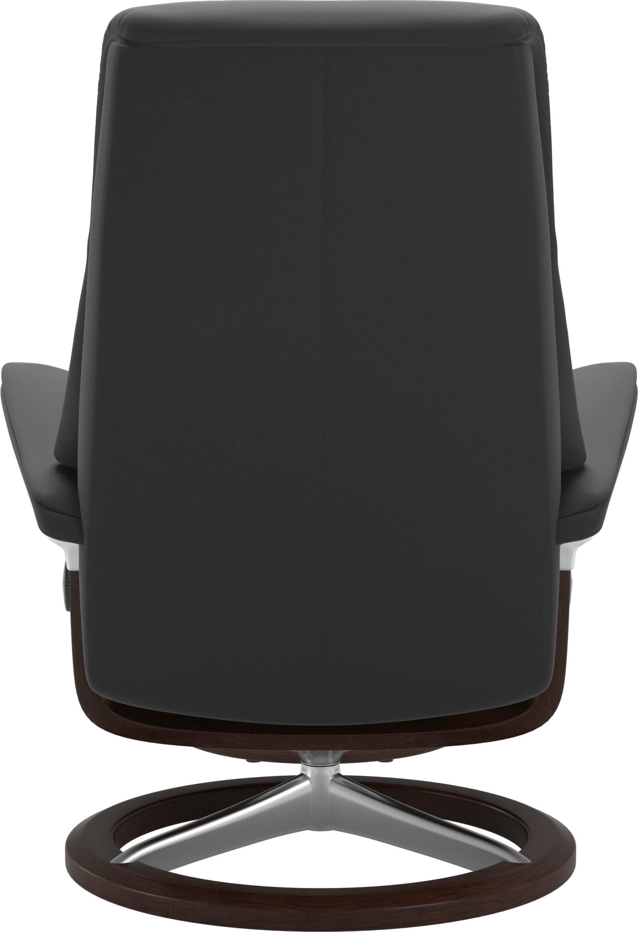Stressless® Relaxsessel »View«, (Set, Relaxsessel mit Hocker), mit Signature Base, Größe S,Gestell Braun