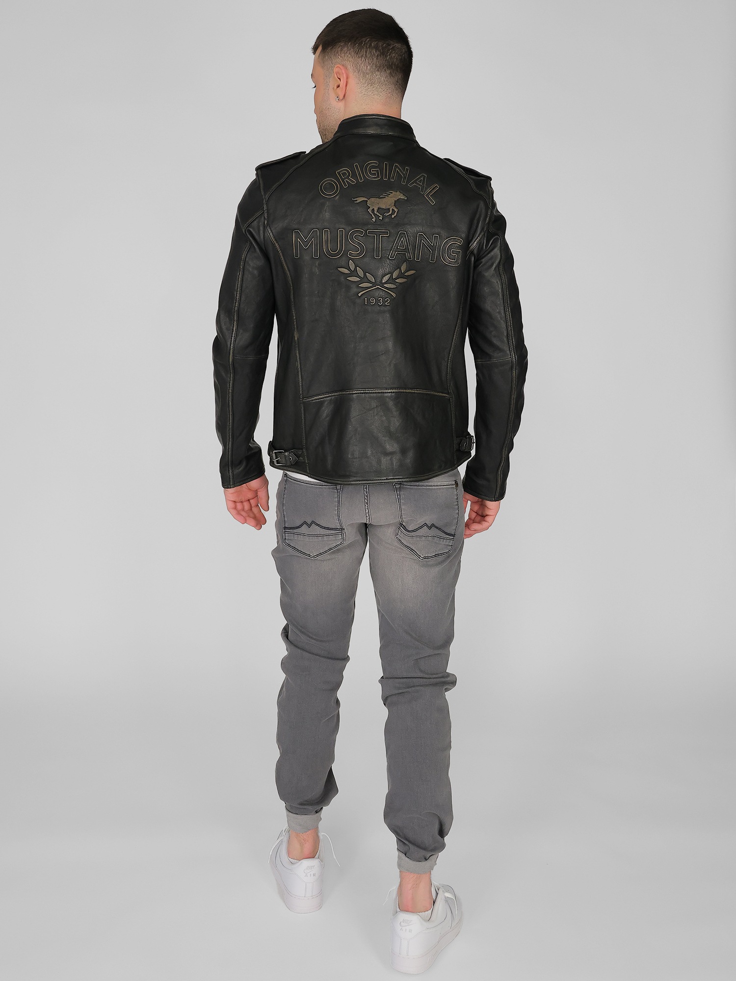 MUSTANG Bikerjacke »Lederjacke 31021303«